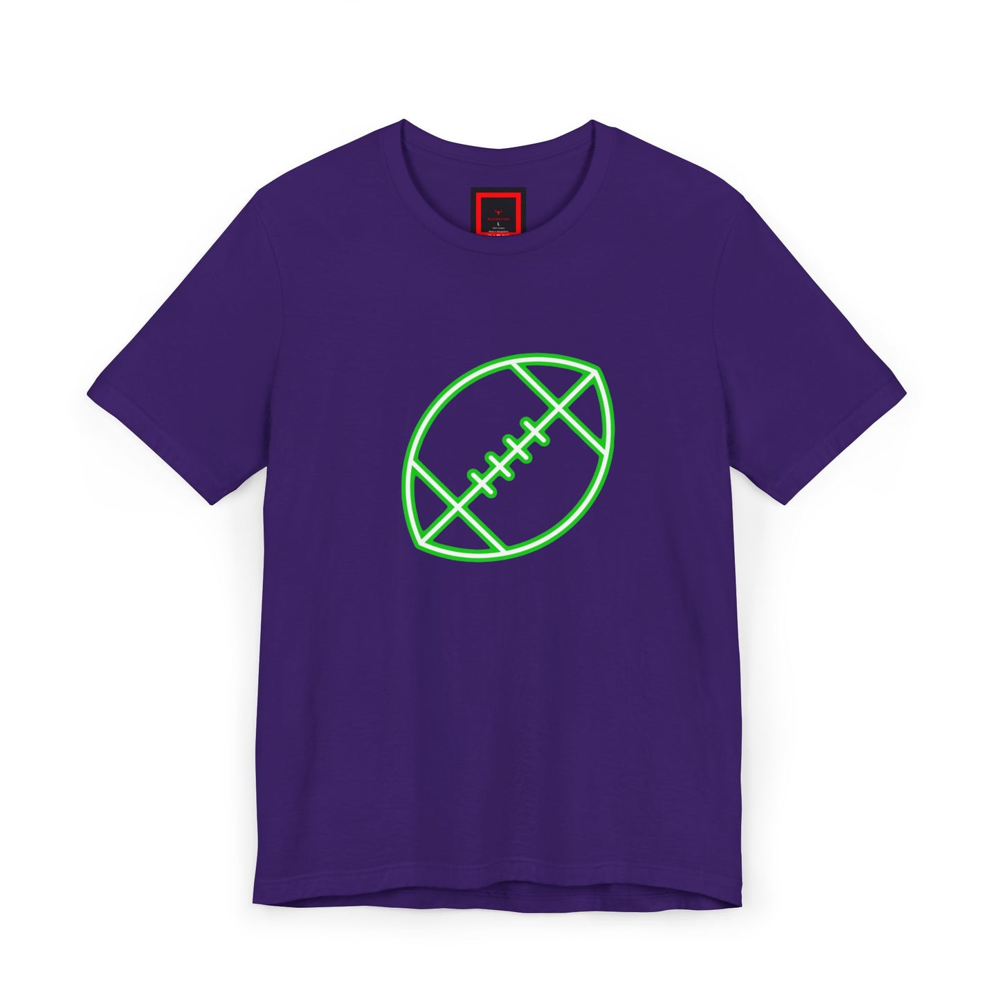 Neon 1980s Football Tee