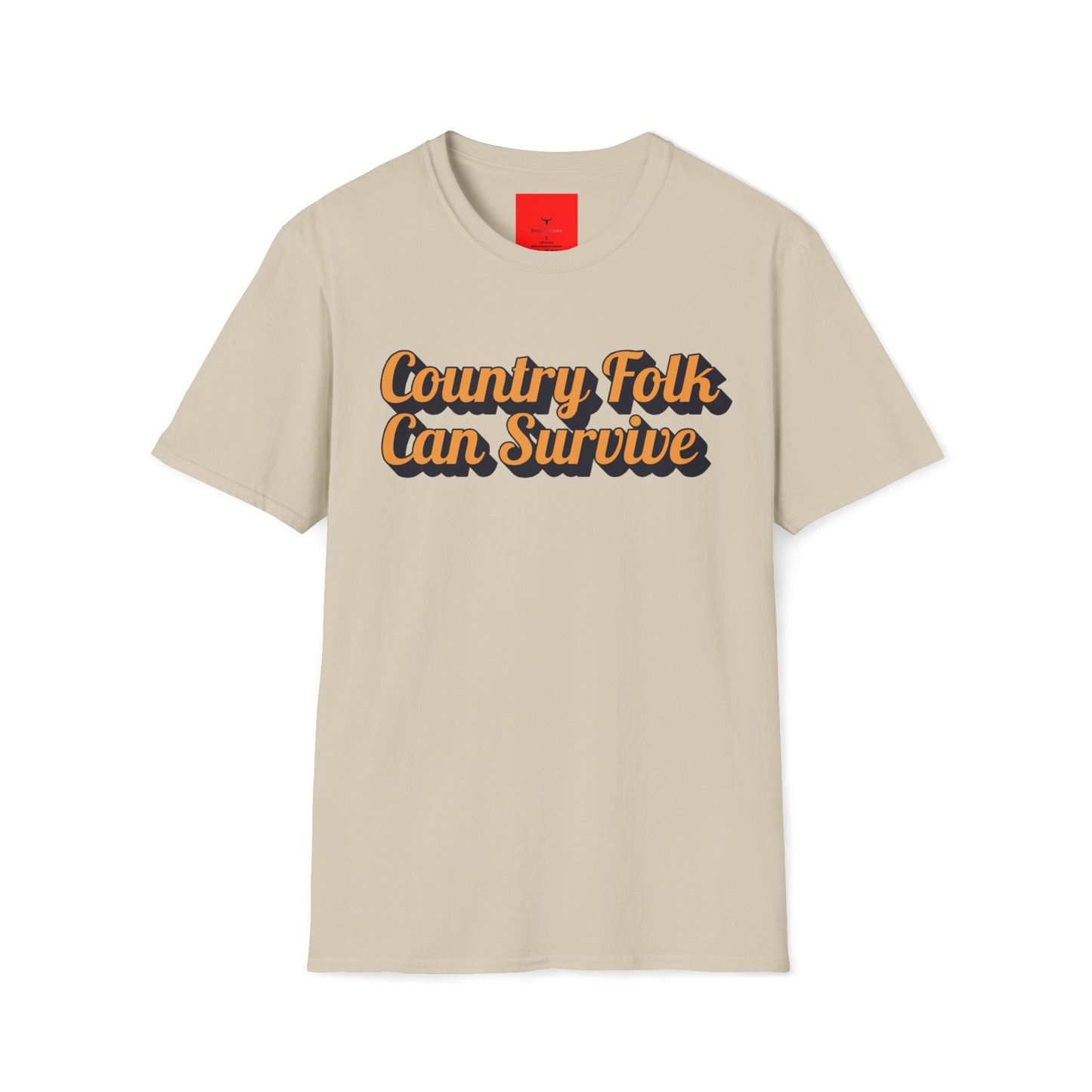 Country Folk Can Survive Tee, Unisex Softstyle T-Shirt