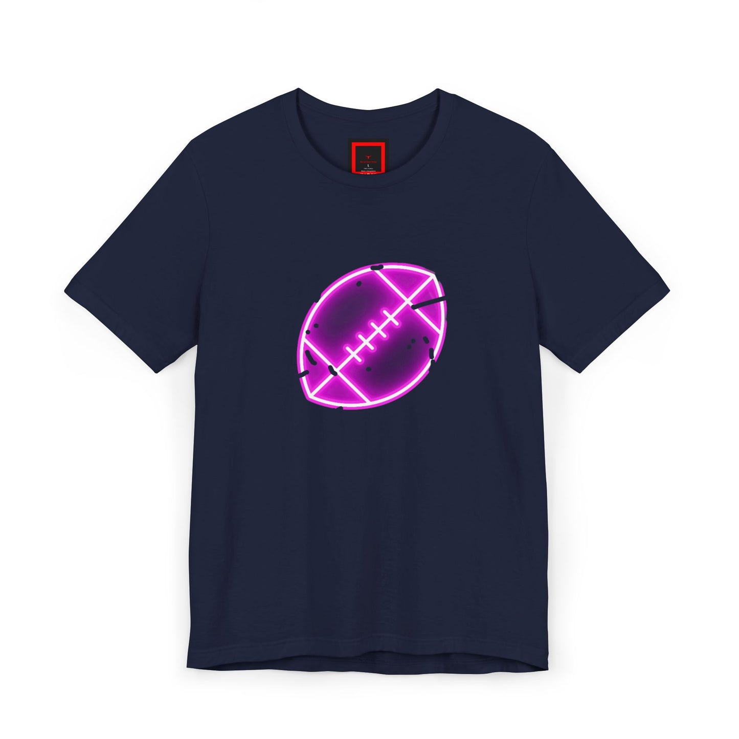 Neon 1980's Football Bling t-shirt, personalize it