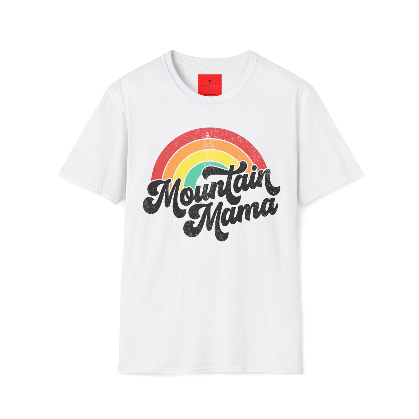 Vintage Mountain Mama Unisex T-Shirt - Ethically Grown in the USA