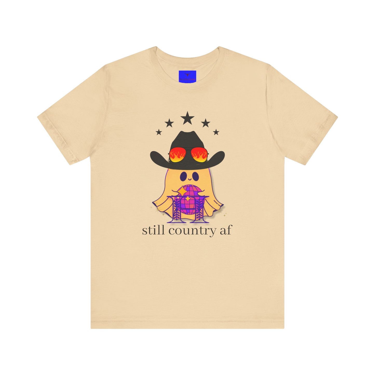 Country DJ Ghostie tunes are Haunted AF, Country Halloween Ghost DJ Shirt