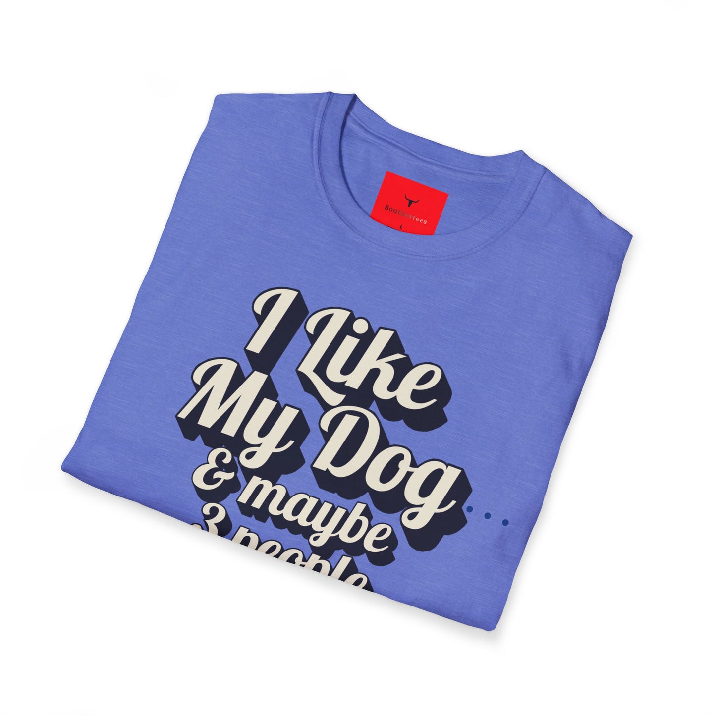 Dog Lover Unisex T-Shirt - I Like My Dog Tee Made with Ethically Grown Cotton