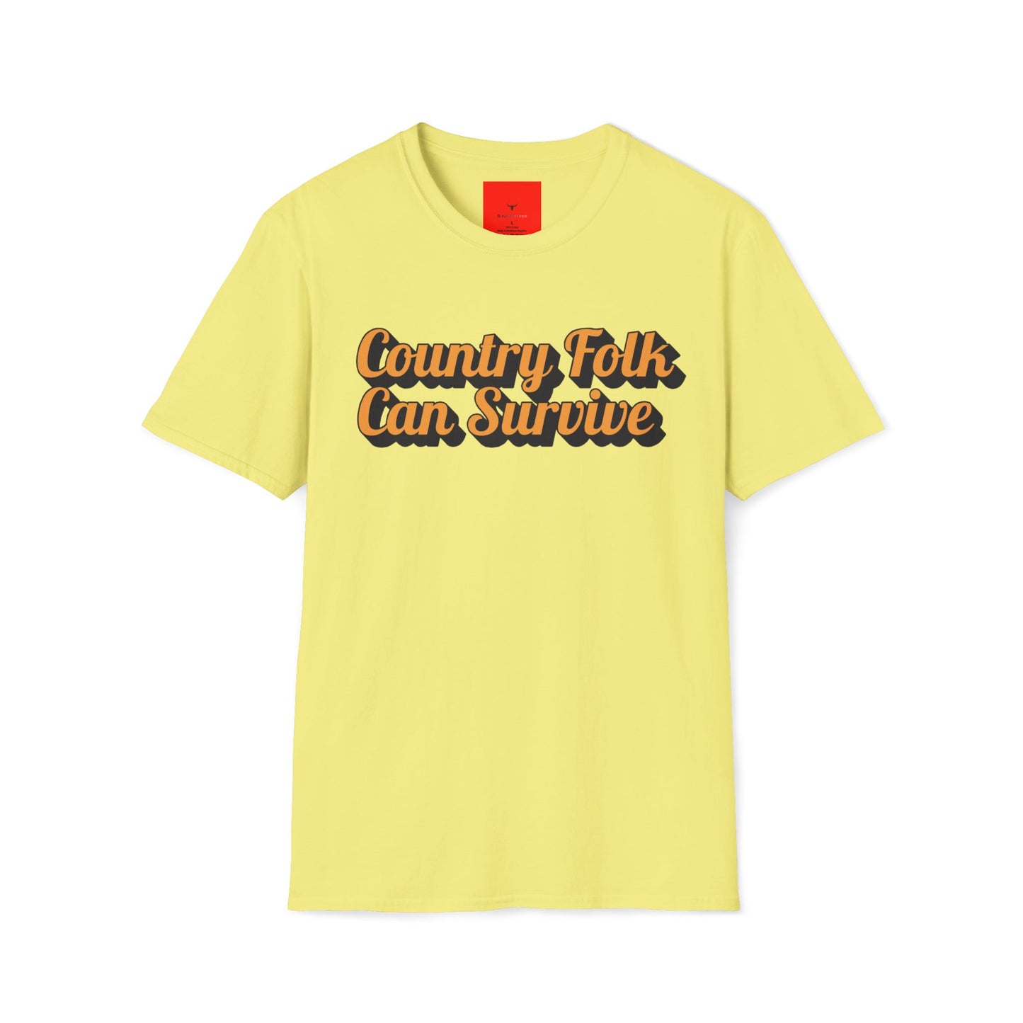 Country Folk Can Survive Tee, Unisex Softstyle T-Shirt