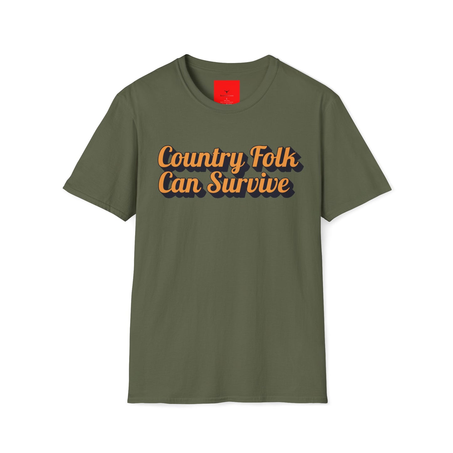 Country Folk Can Survive Tee, Unisex Softstyle T-Shirt