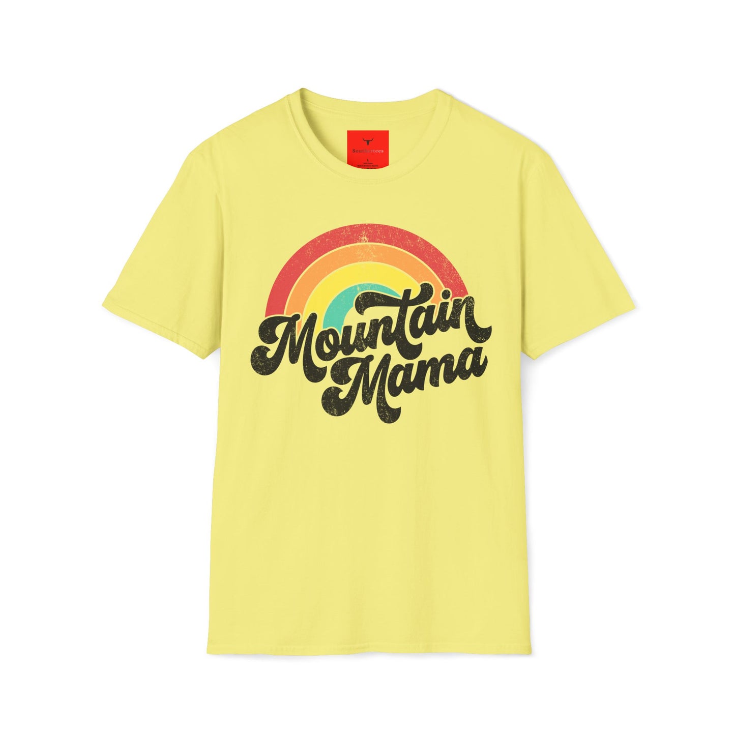 Vintage Mountain Mama Unisex T-Shirt - Ethically Grown in the USA