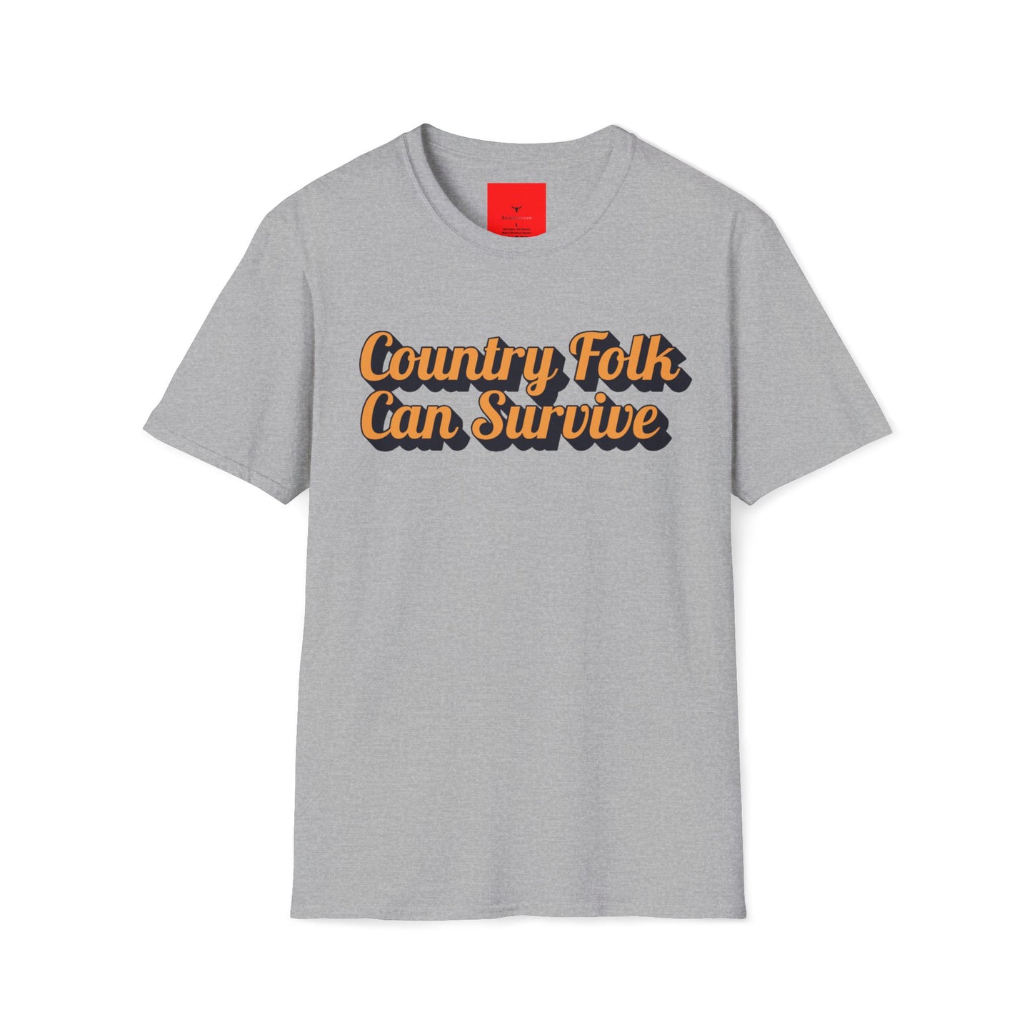 Country Folk Can Survive Tee, Unisex Softstyle T-Shirt