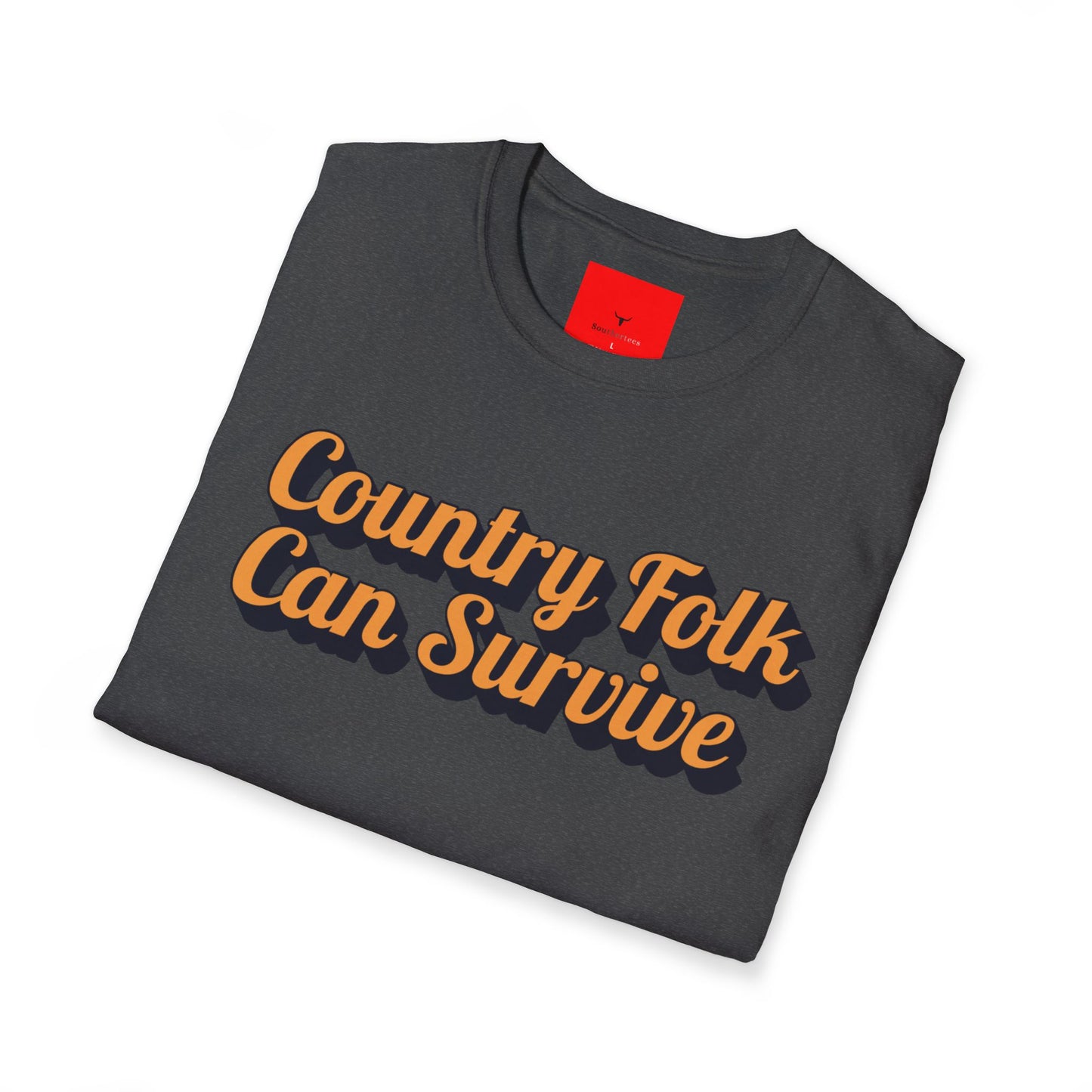 Country Folk Can Survive Tee, Unisex Softstyle T-Shirt