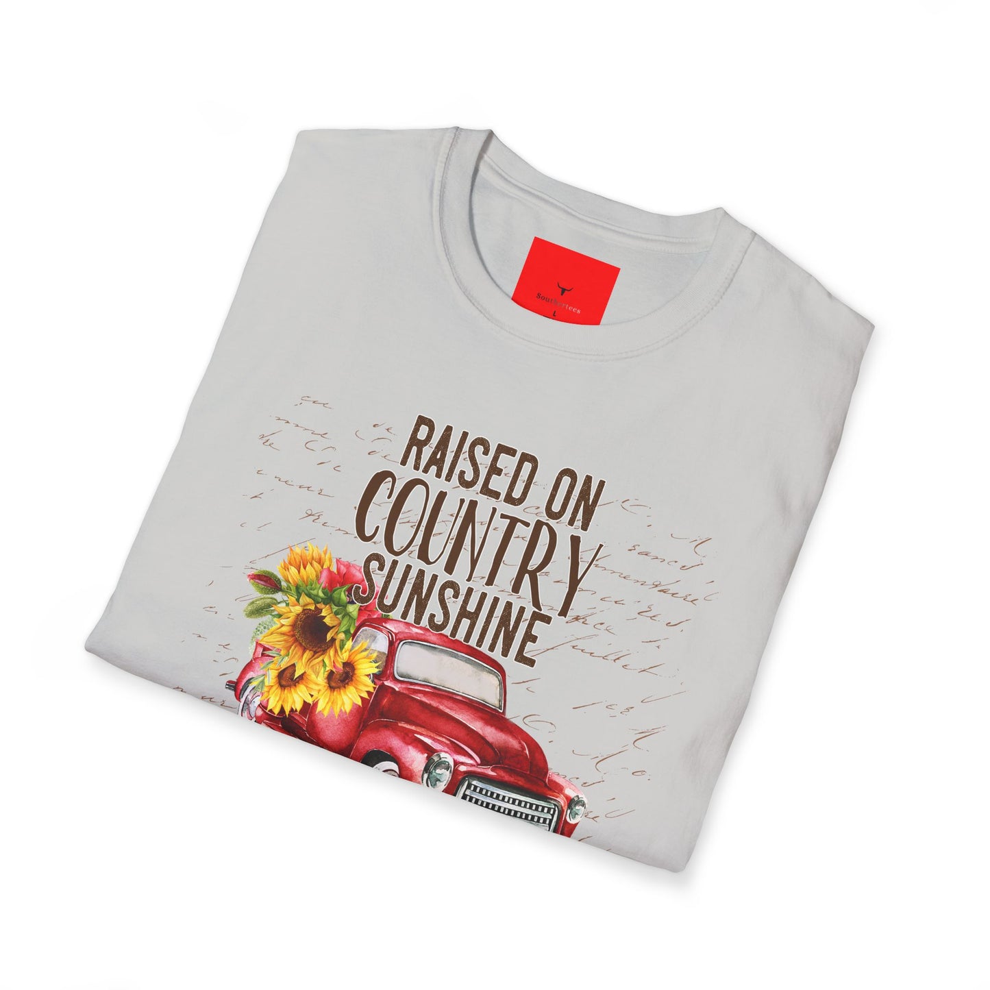 Country Sunshine Tee.  Raised Right.