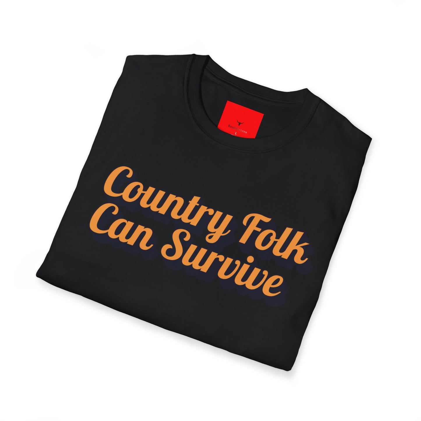 Country Folk Can Survive Tee, Unisex Softstyle T-Shirt