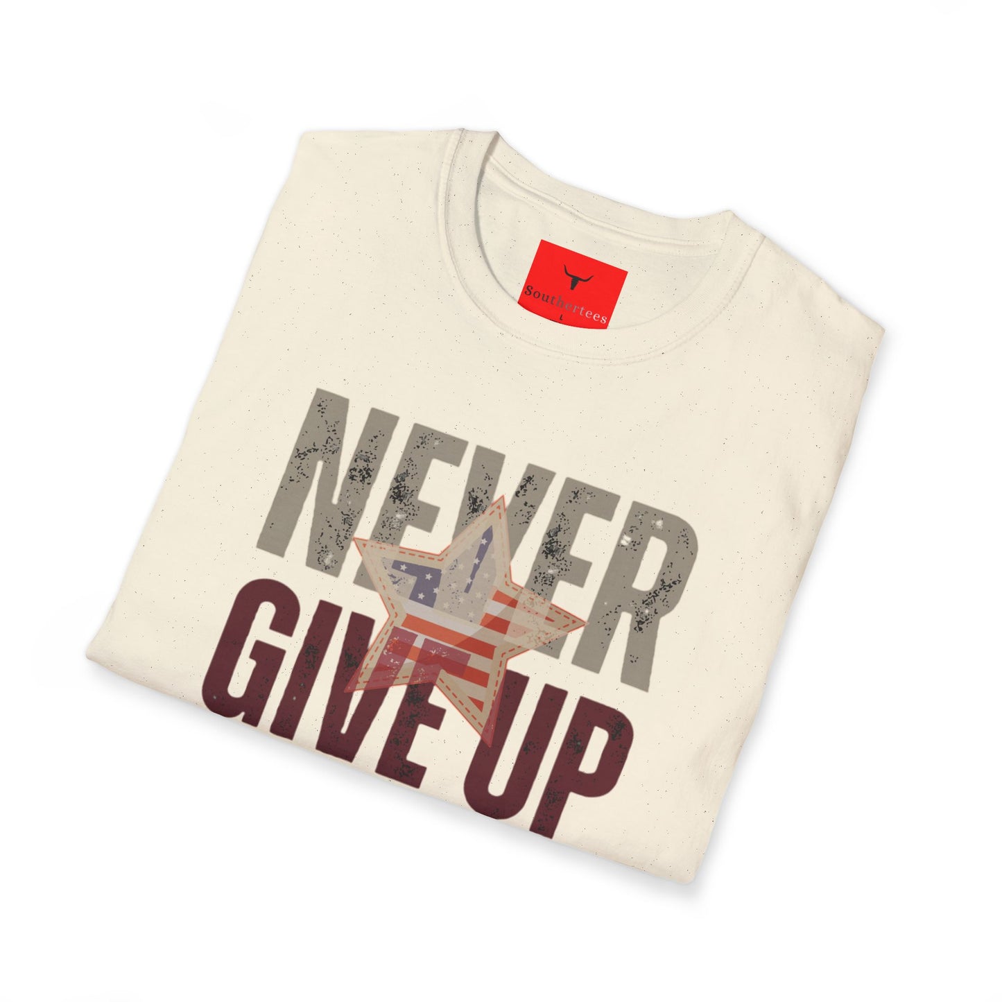 Never Give Up Patriot Shirt