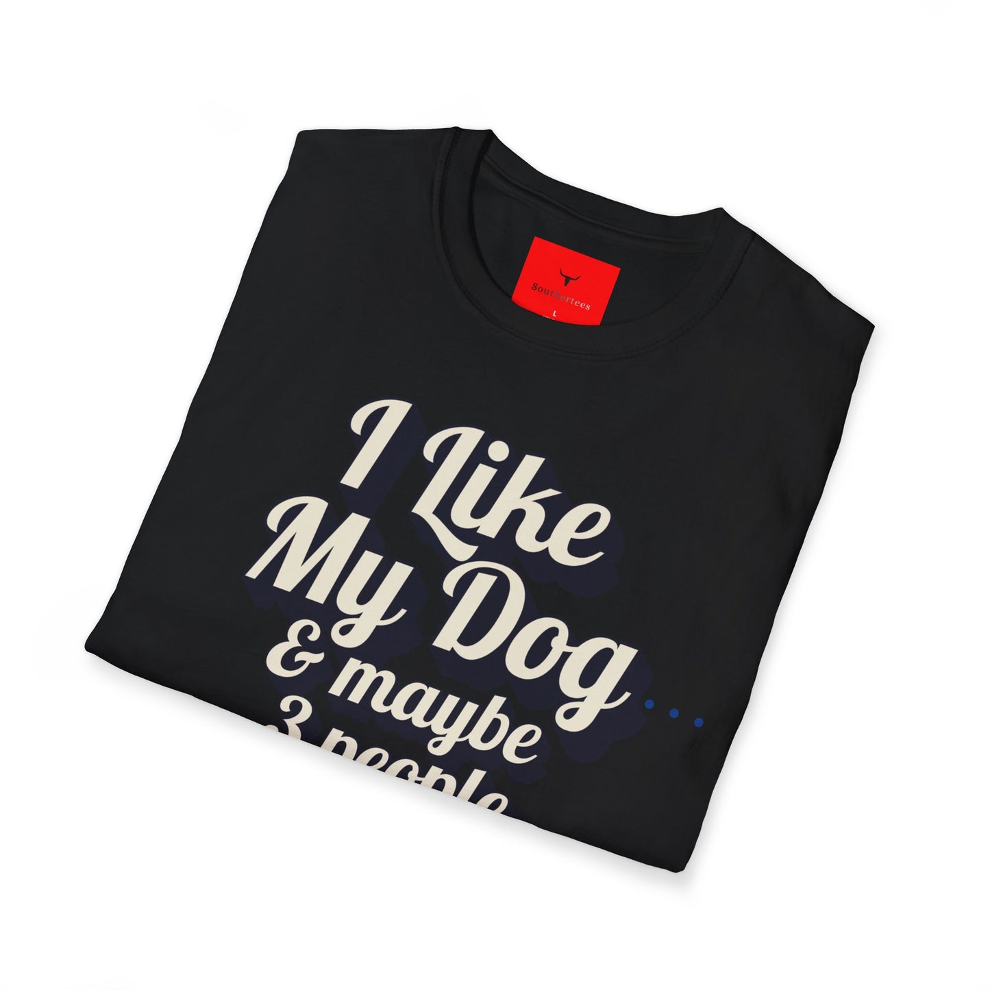 Dog Lover Unisex T-Shirt - I Like My Dog Tee Made with Ethically Grown Cotton