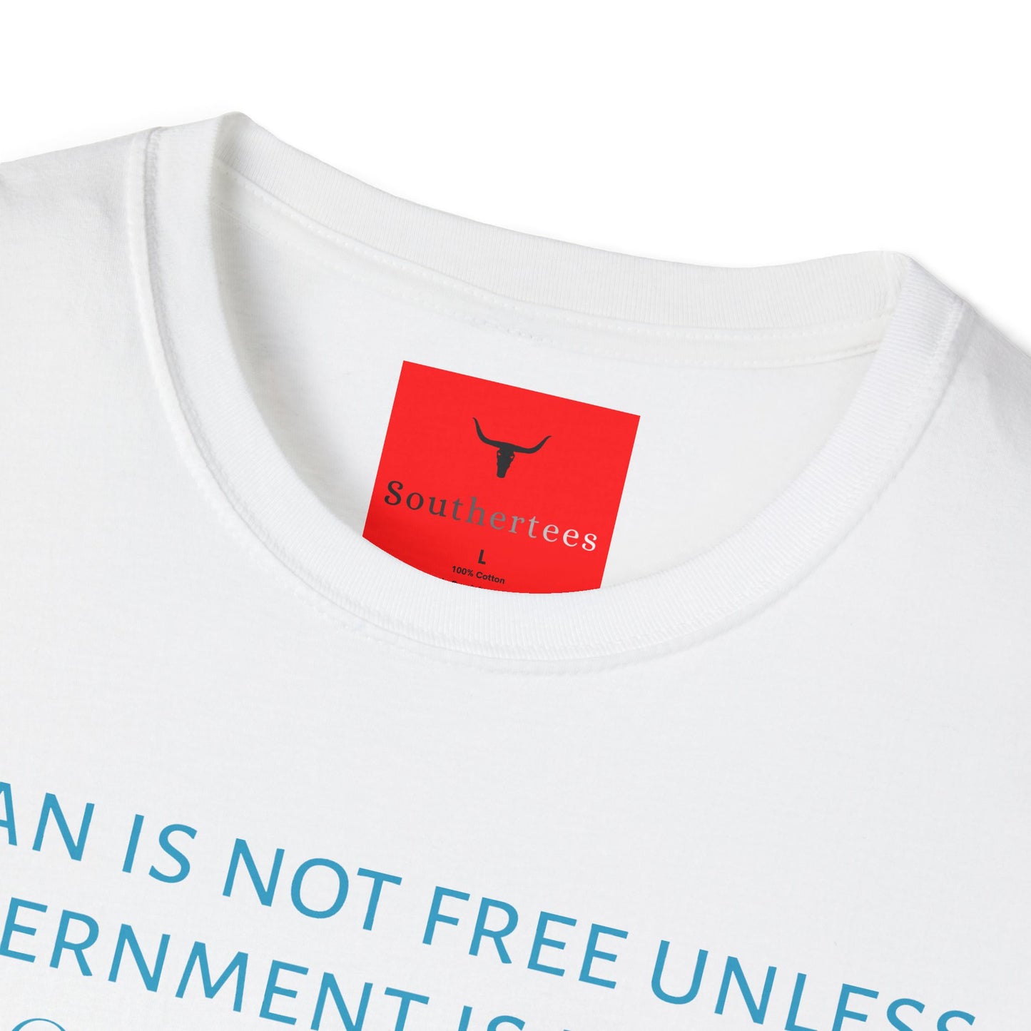 Man is not Free Tee, Reagan Farewell Address shirt