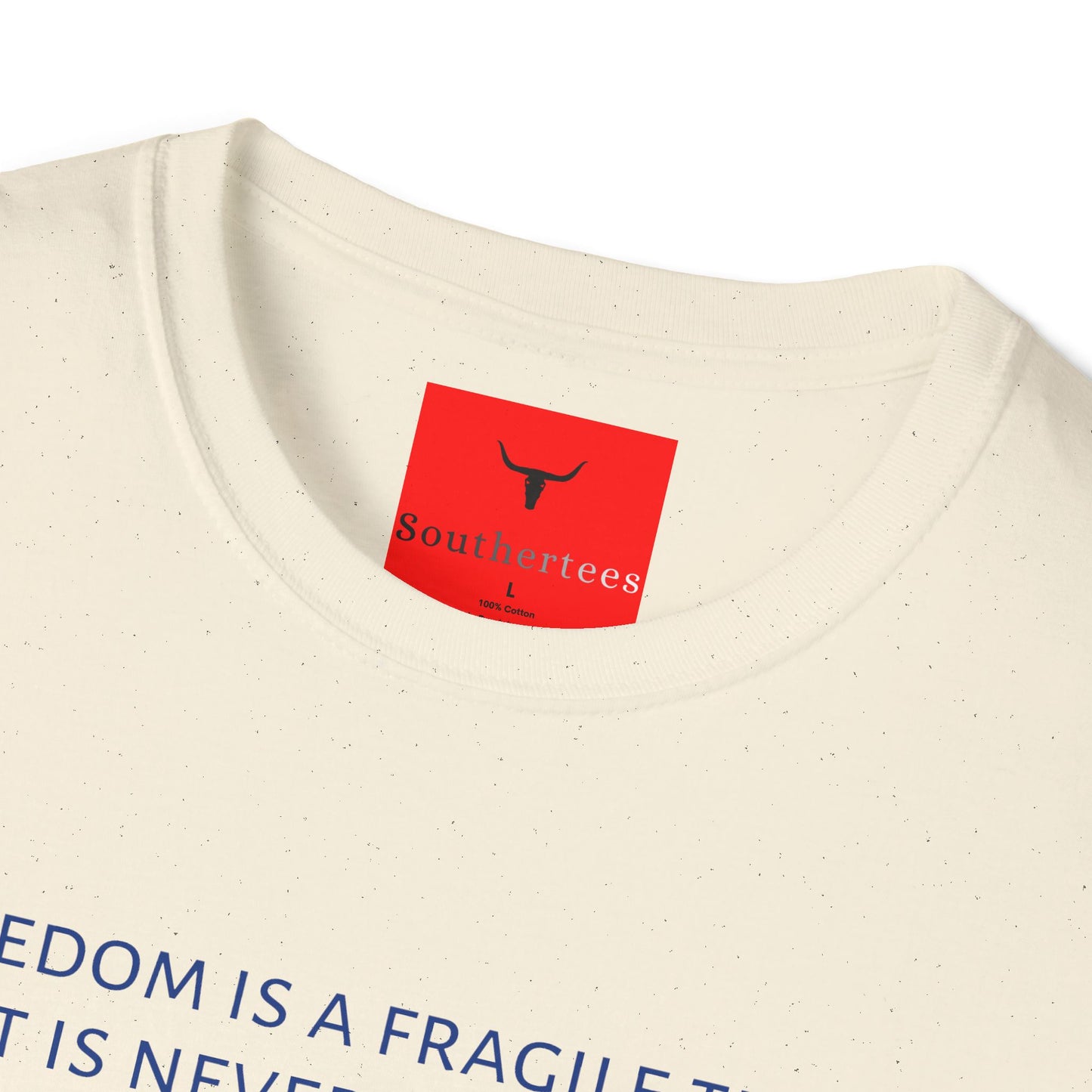 Fragile Freedom Tee, Reagan Quote T-shirt