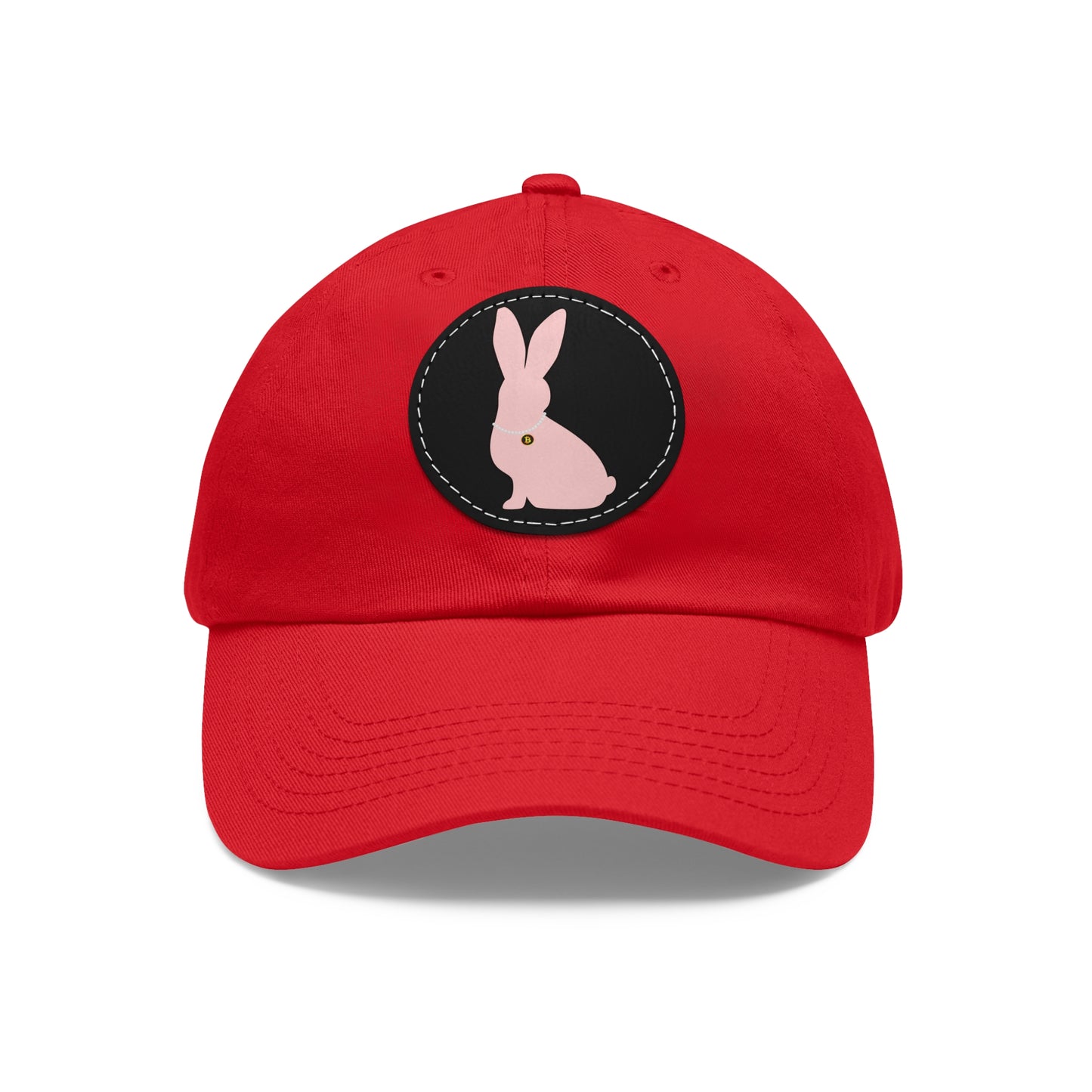 White Rabbit Lineage Leather Patch (Round) Dad Hat - SoutherTees