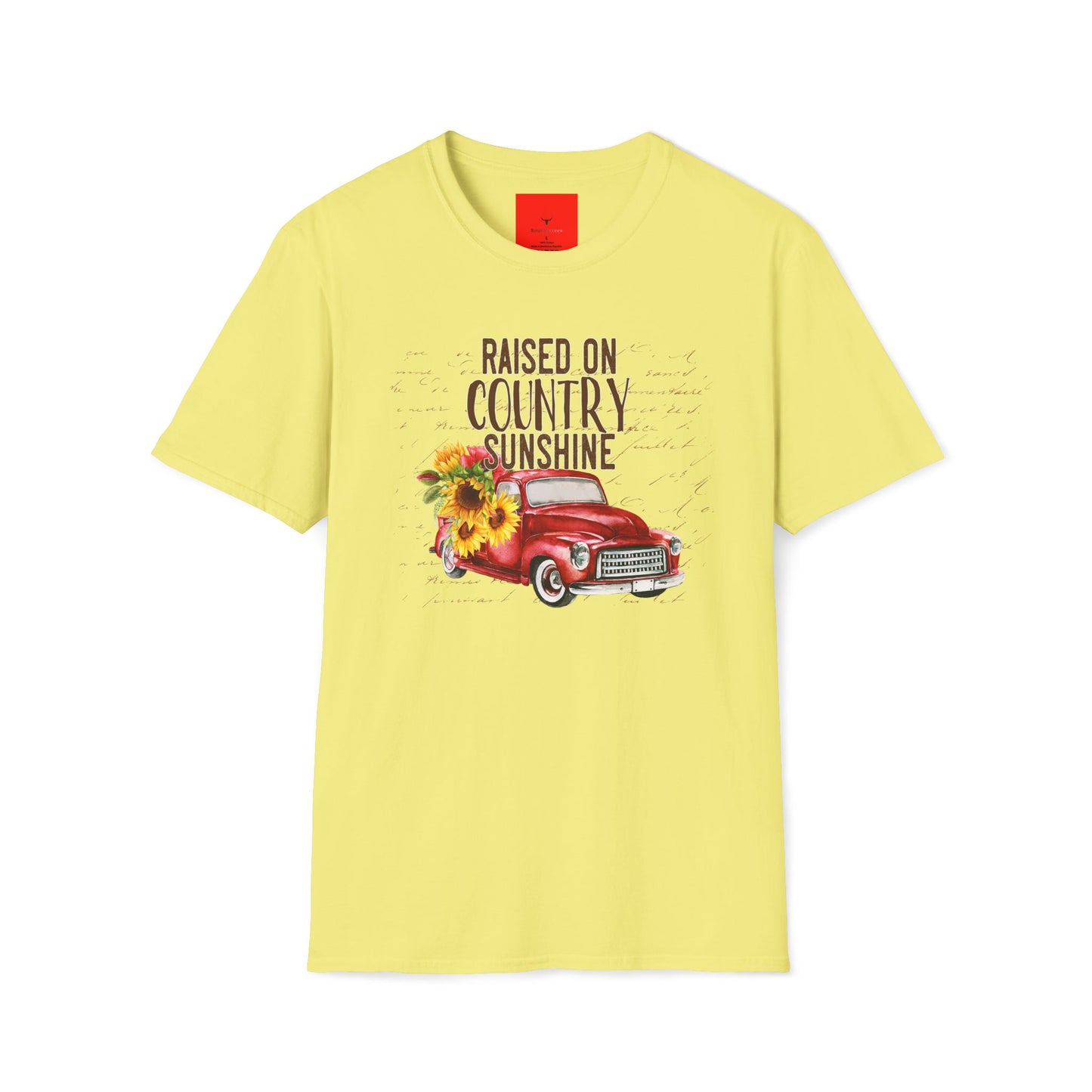 Country Sunshine Tee.  Raised Right.