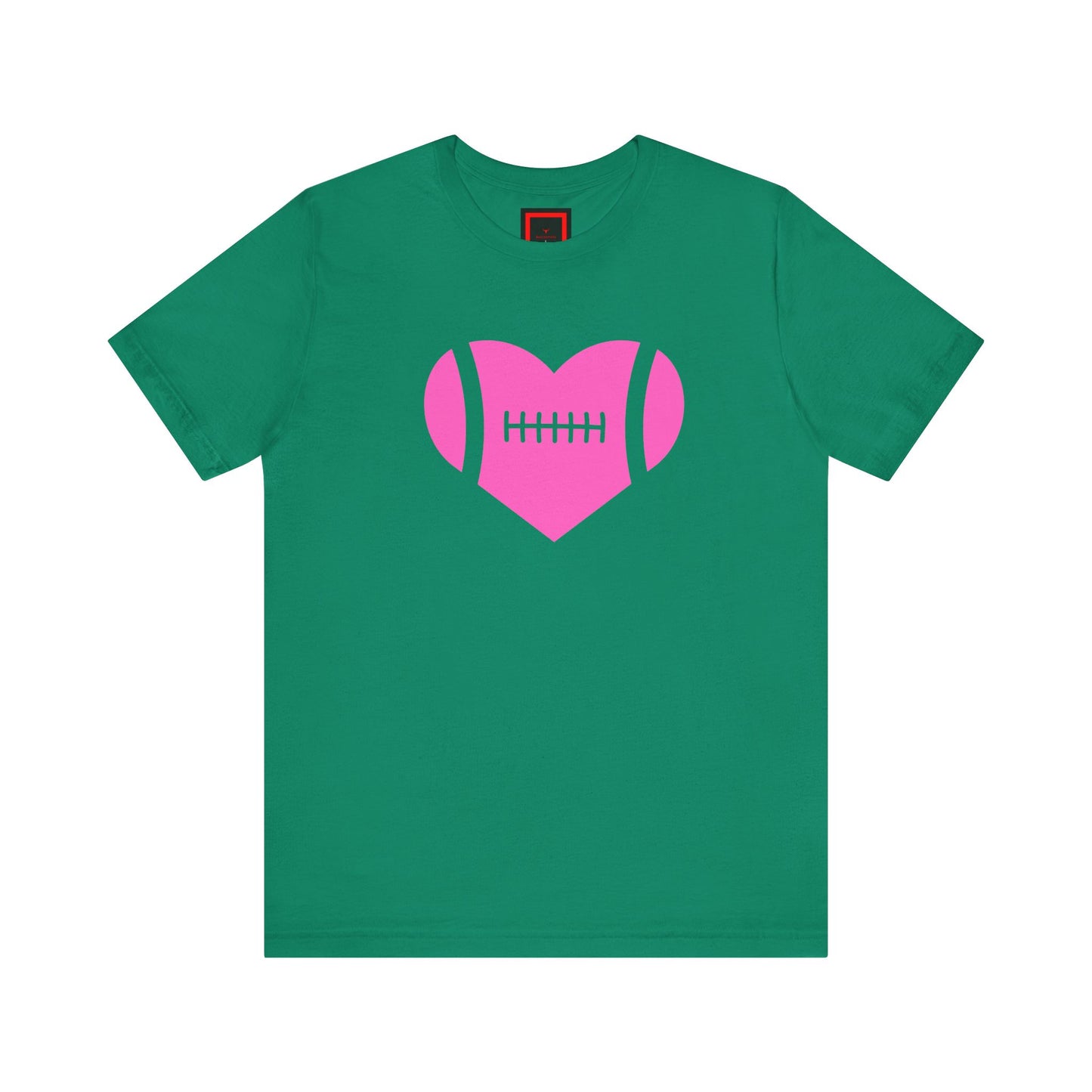 Football Heart Game Day Tee