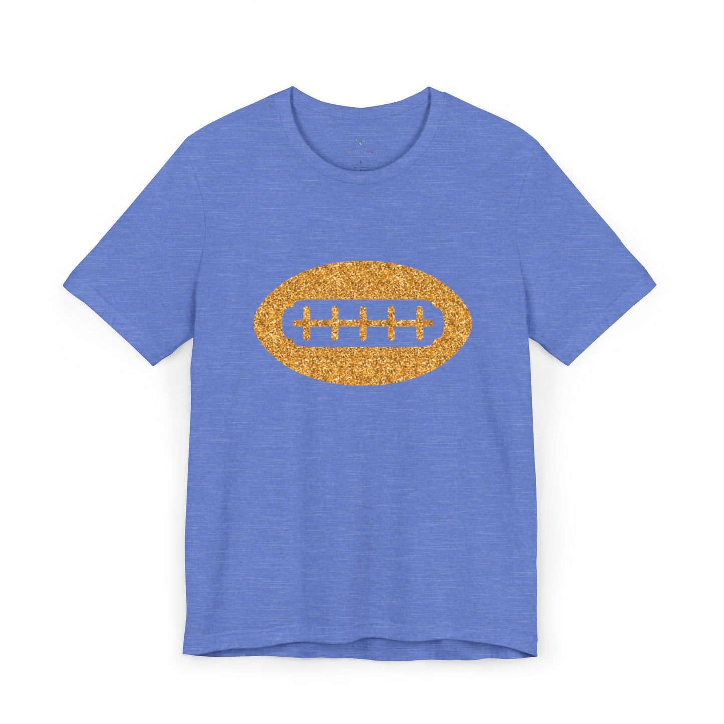 Southern Football Y'all, Gold Glitter Football Shirt