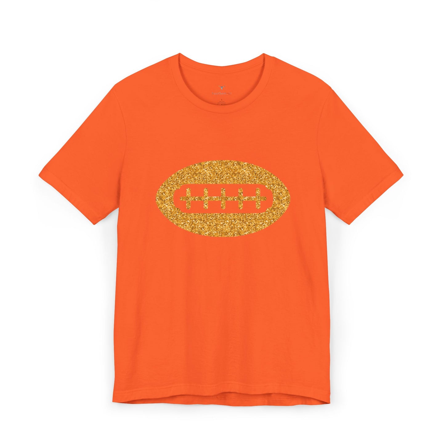 Southern Football Y'all, Gold Glitter Football Shirt