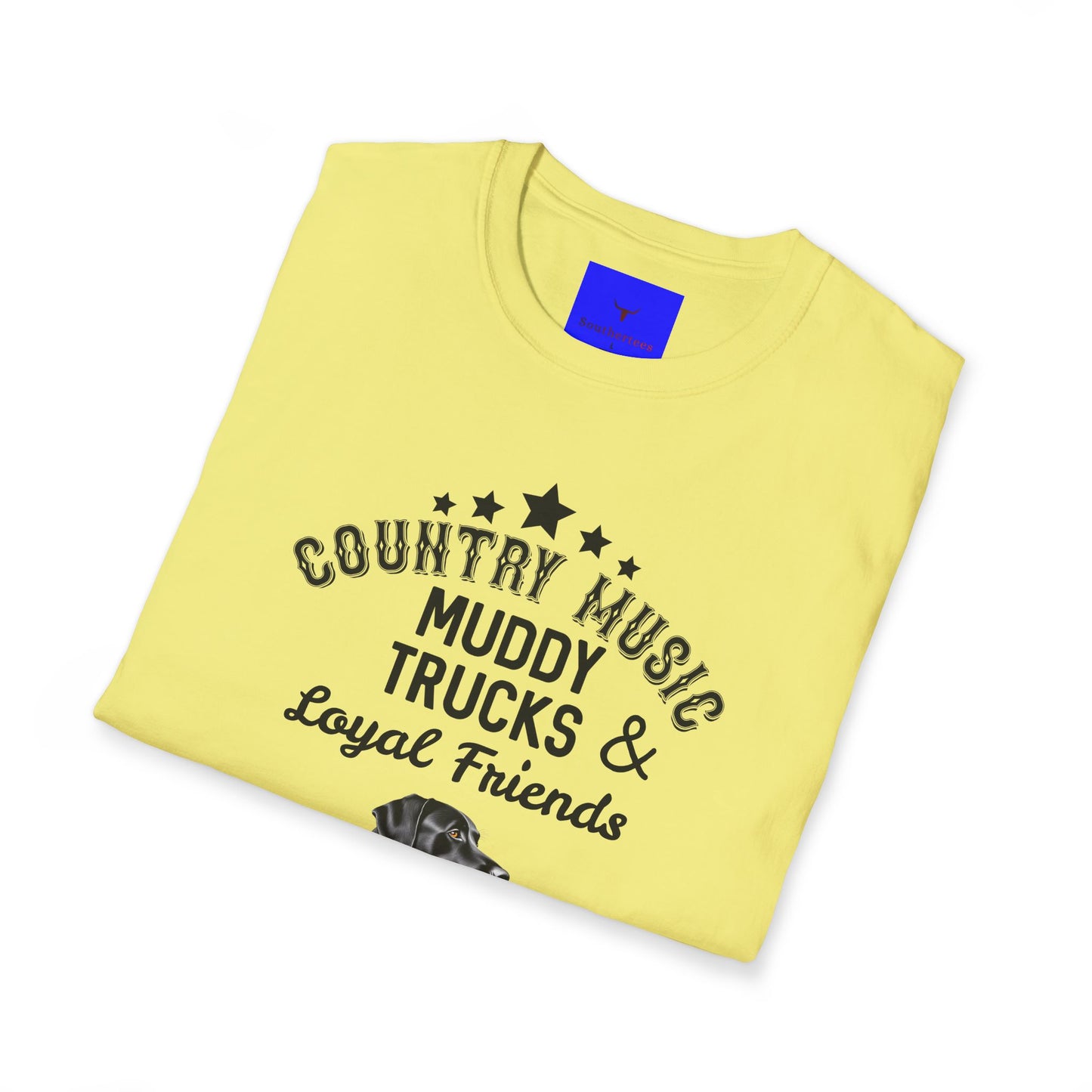 Muddy Trucks Tee, Country Music and Boots T-shirt, Unisex