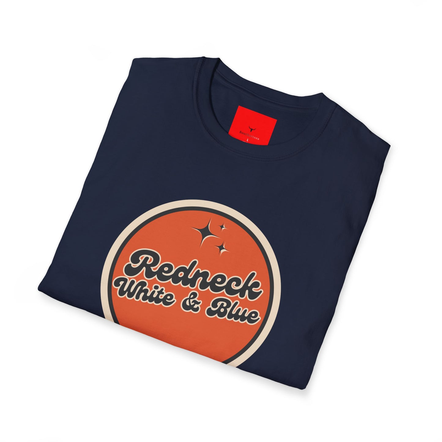 Redneck Blue & White T-shirt