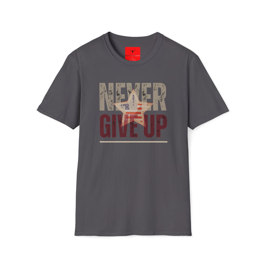 Never Give Up Patriot Shirt