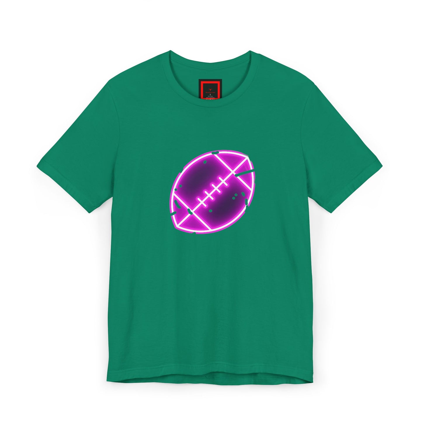 Neon 1980's Football Bling t-shirt, personalize it