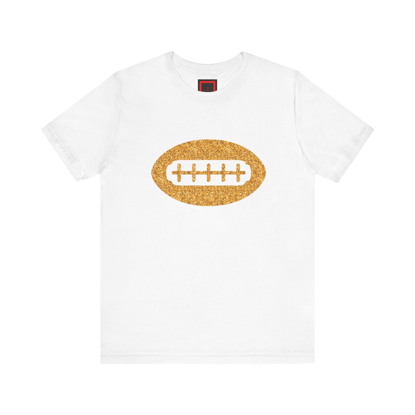 Glitter Football Game Day Shirt