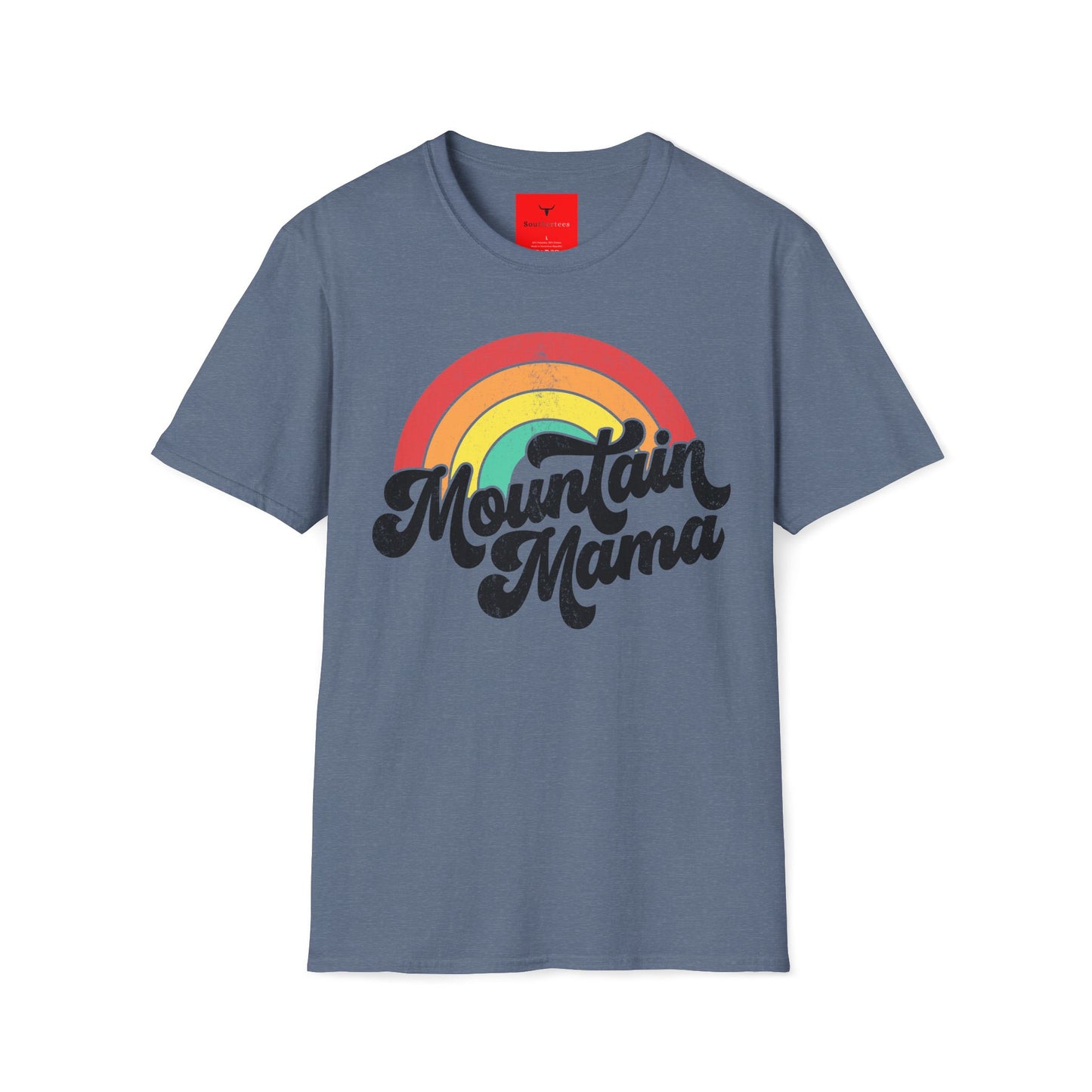 Vintage Mountain Mama Unisex T-Shirt - Ethically Grown in the USA