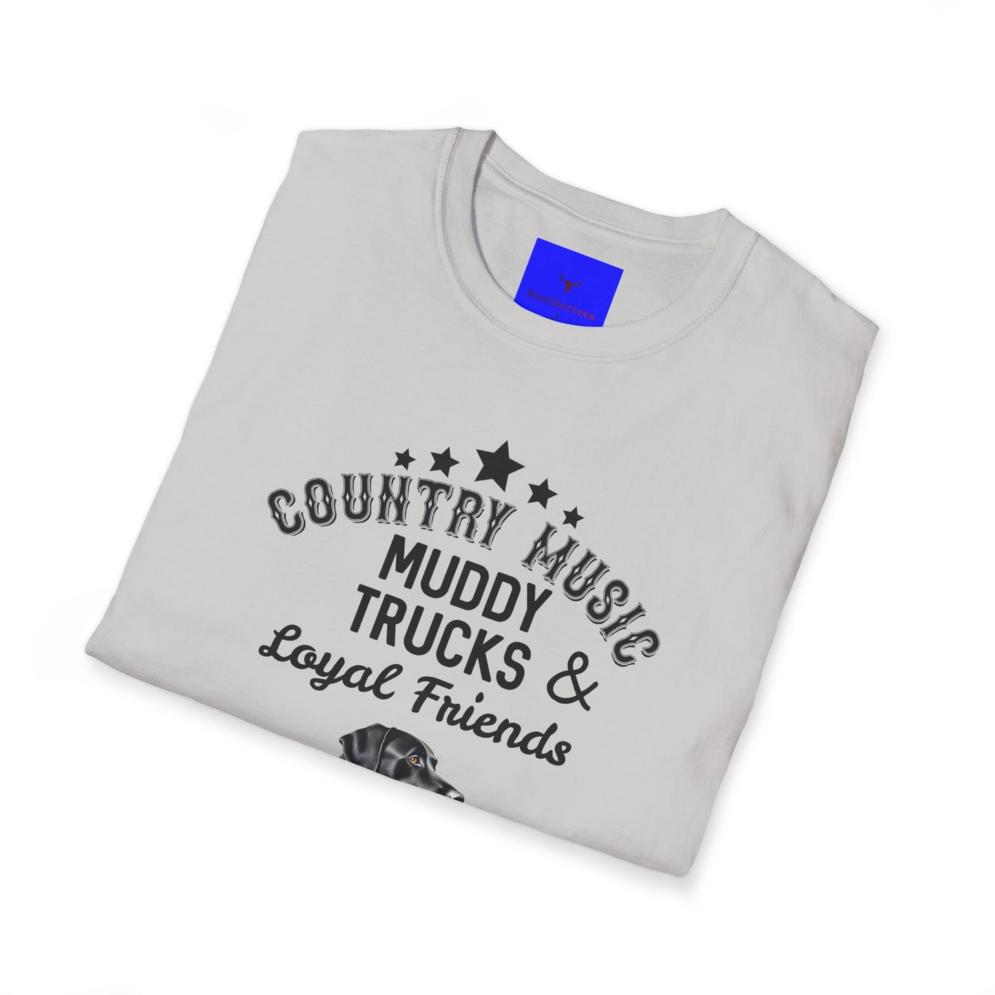 Muddy Trucks Tee, Country Music and Boots T-shirt, Unisex