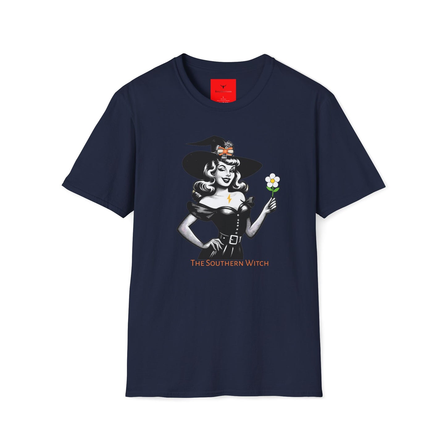 HH. Halloween The Southern Witch Flower Tee