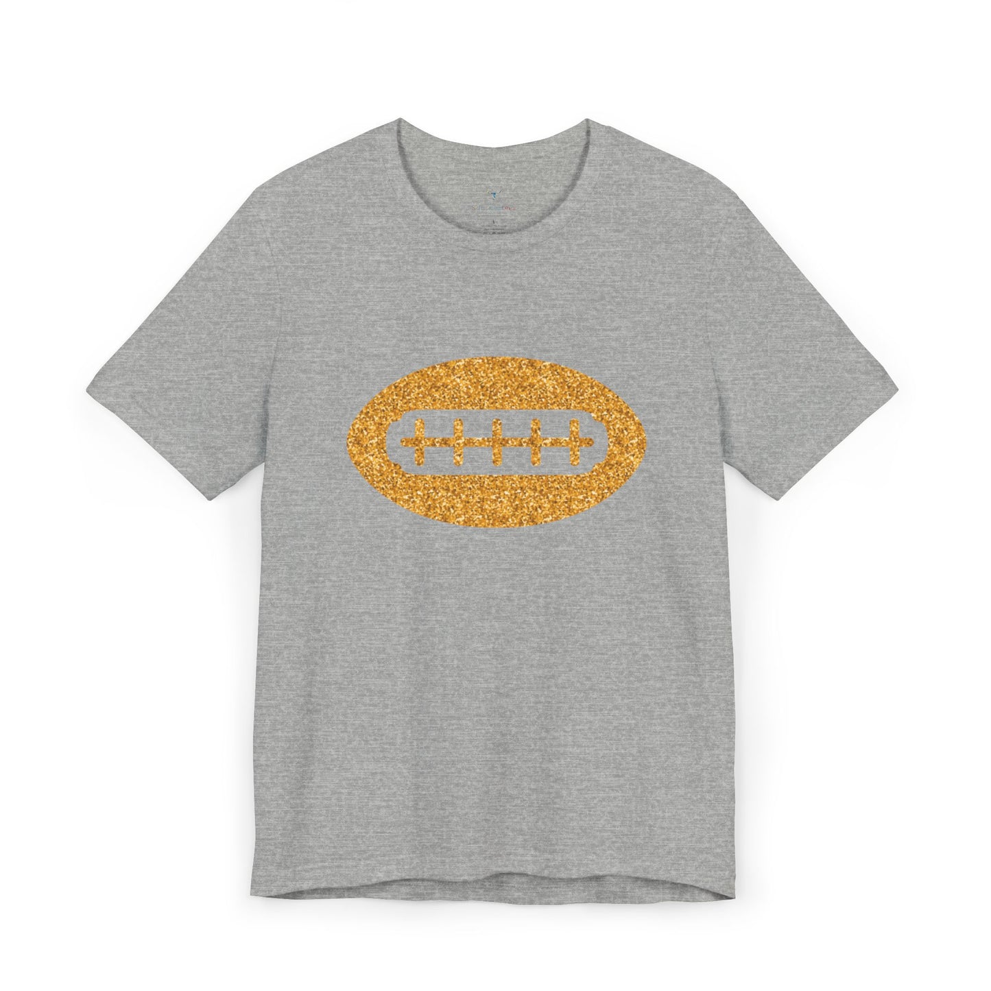 Southern Football Y'all, Gold Glitter Football Shirt