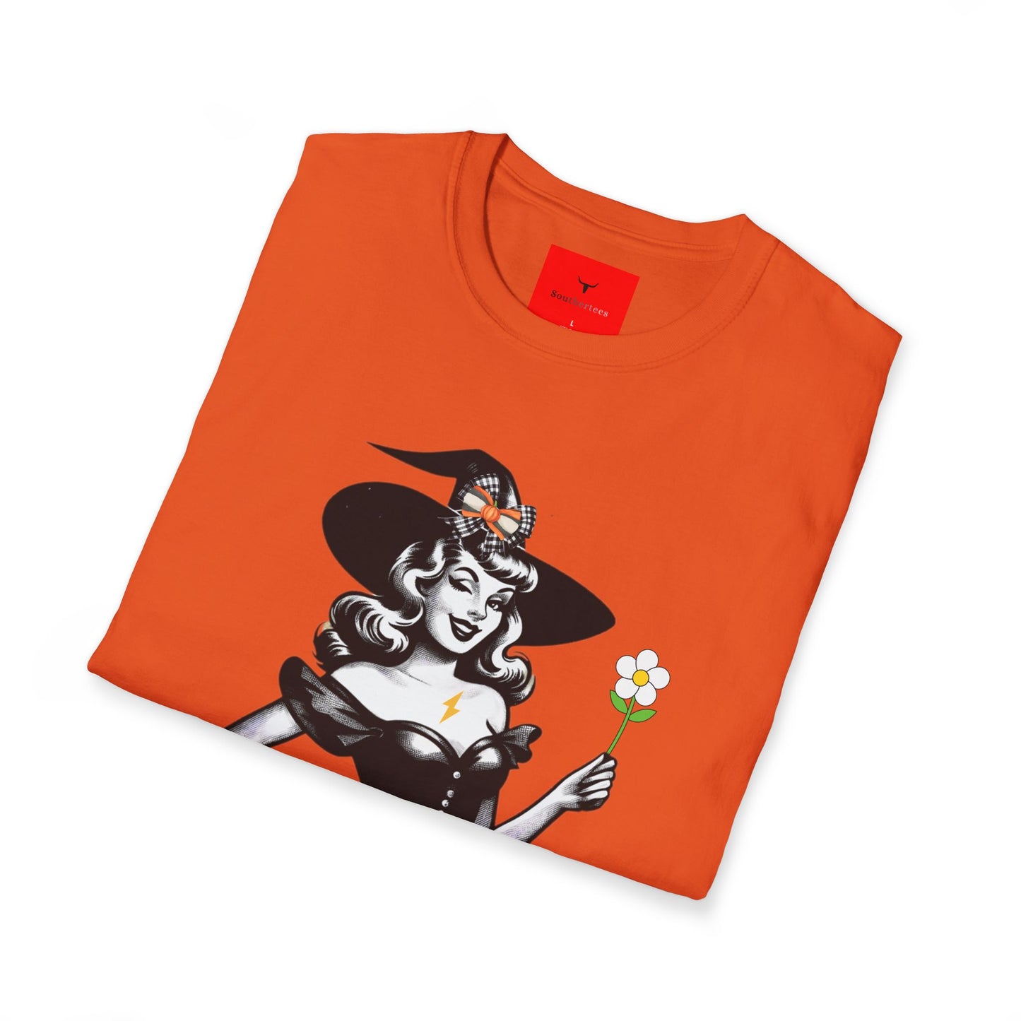 HH. Halloween The Southern Witch Flower Tee