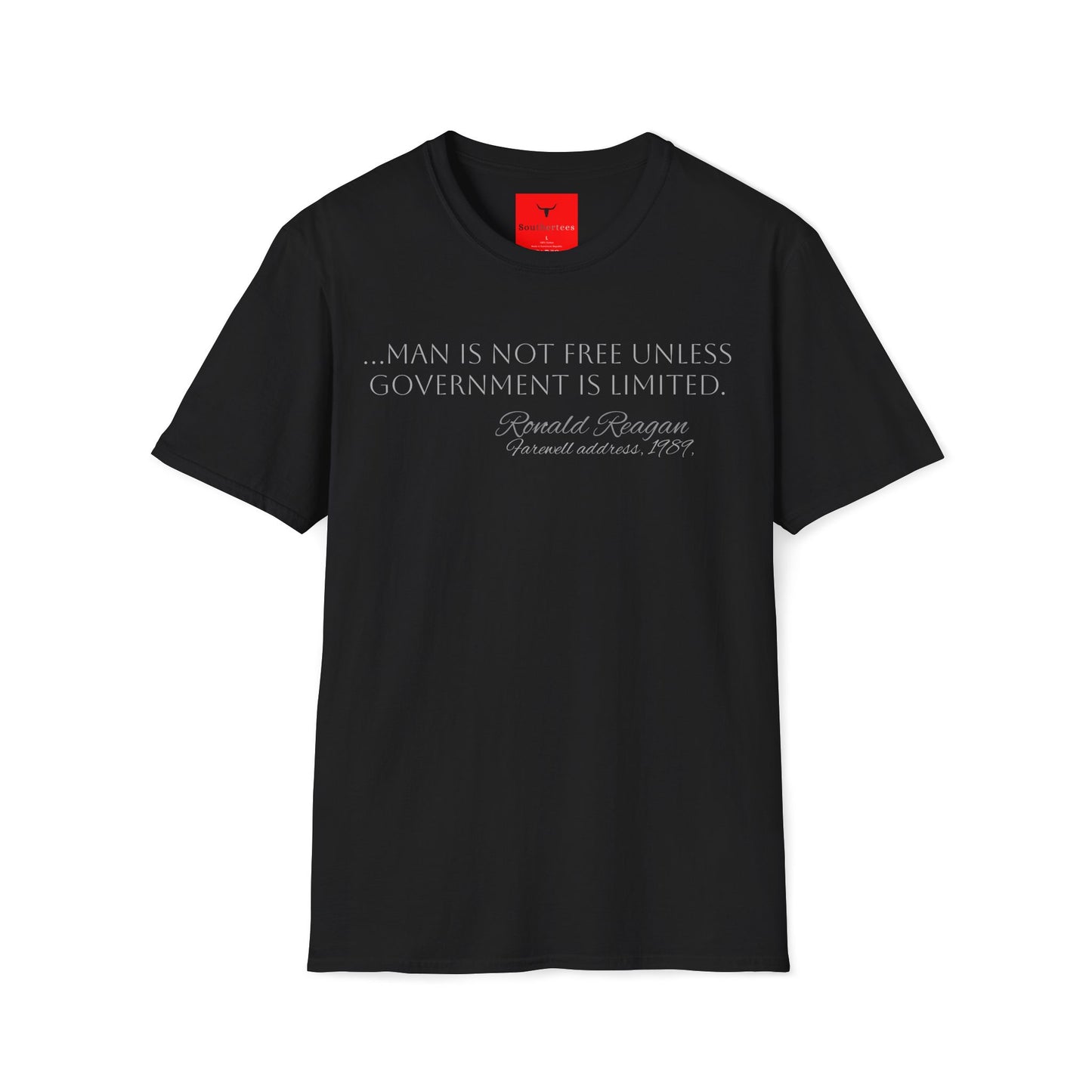 Reagan Farewell Address, Ethically Made, US Cotton T-shirt