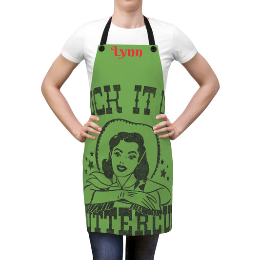 Apron - "Suck it Up ButterCup" ; 1950s Pinup Style Humorous Southern Cooking Apron