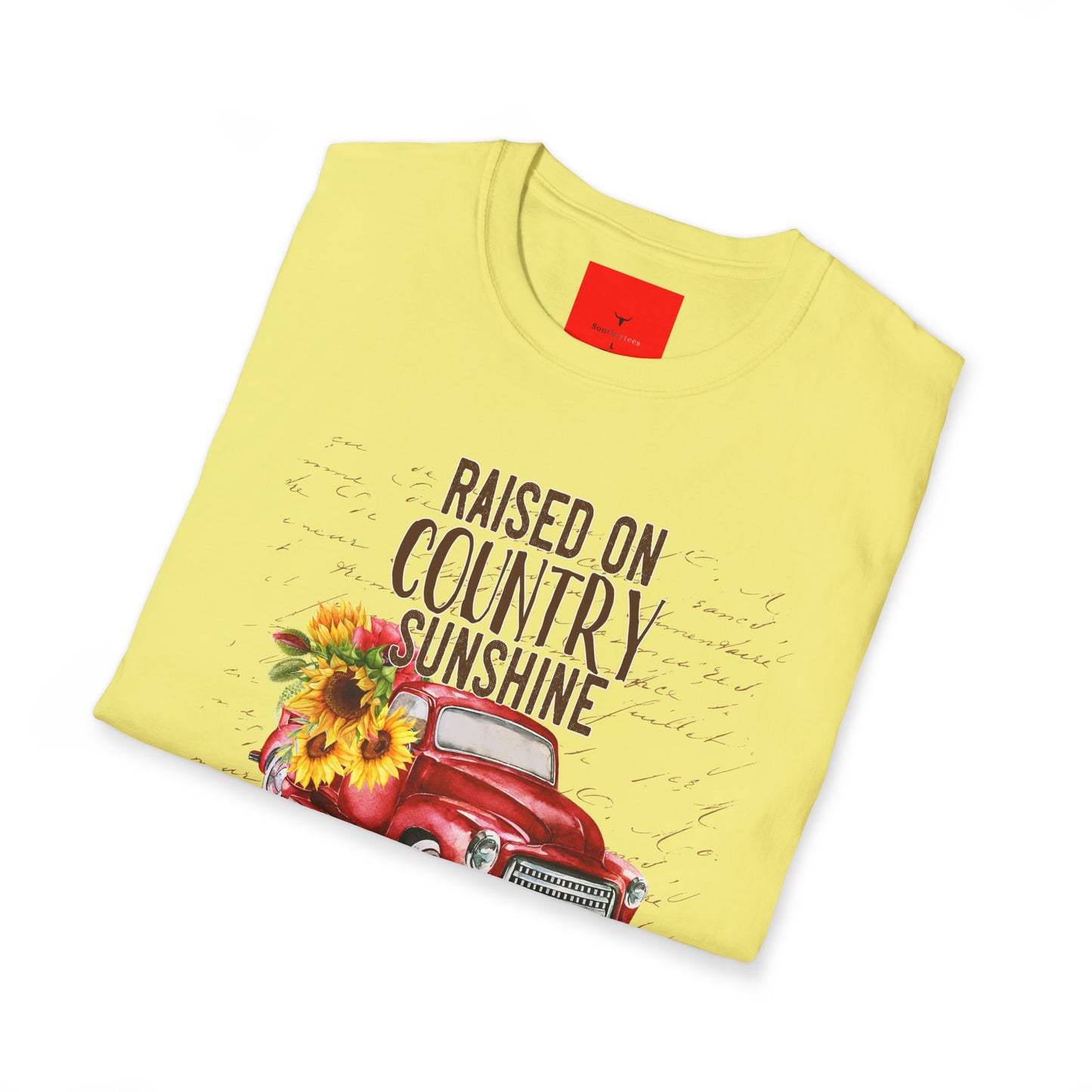 Country Sunshine Tee.  Raised Right.