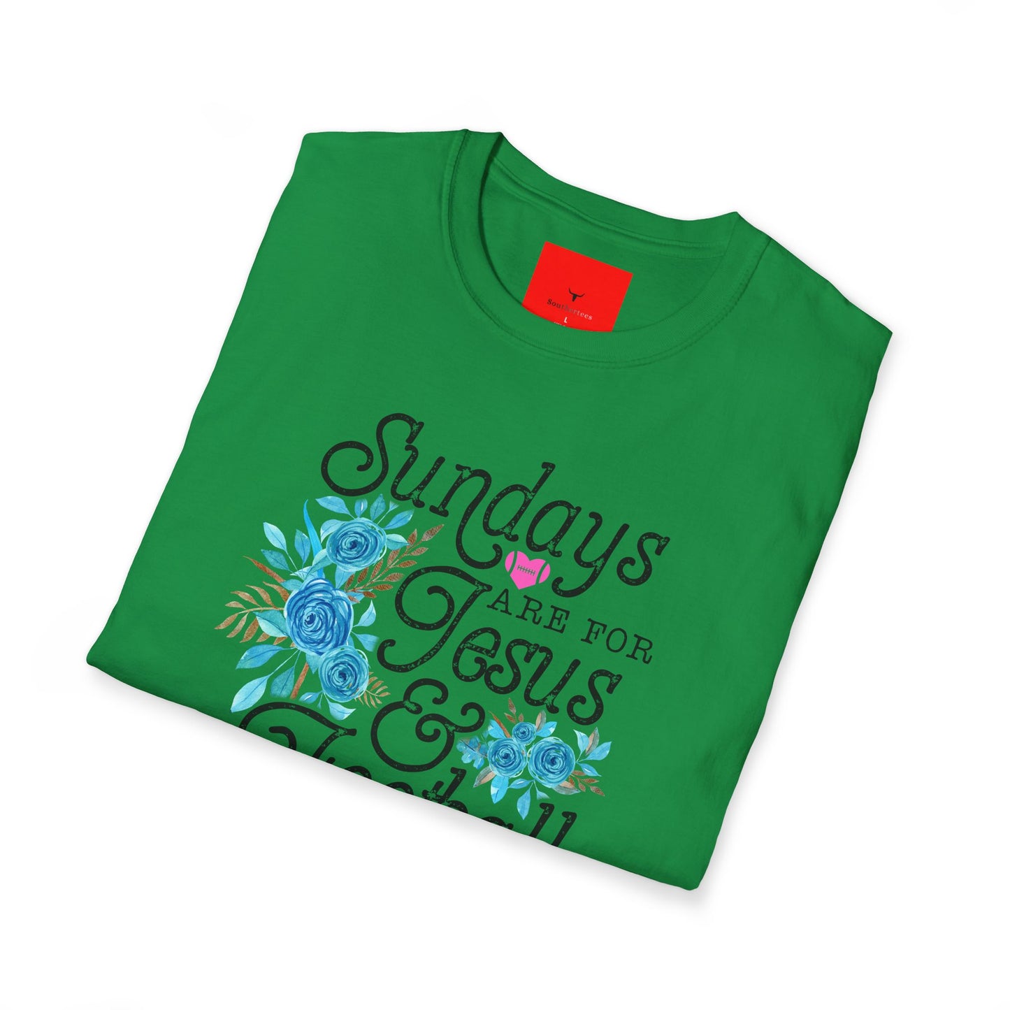 A Southern Sunday Tee, Faith Family Football