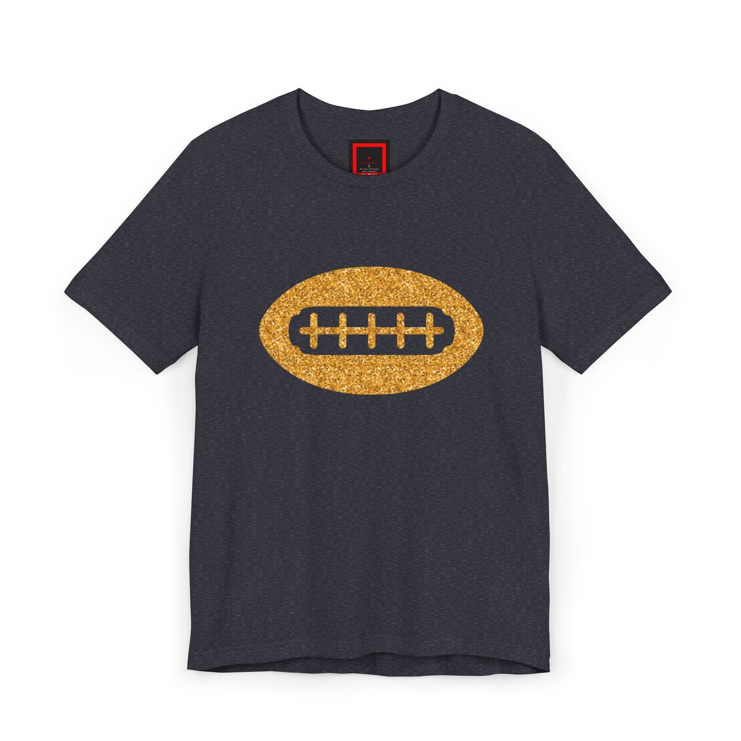 Glitter Football Game Day Shirt