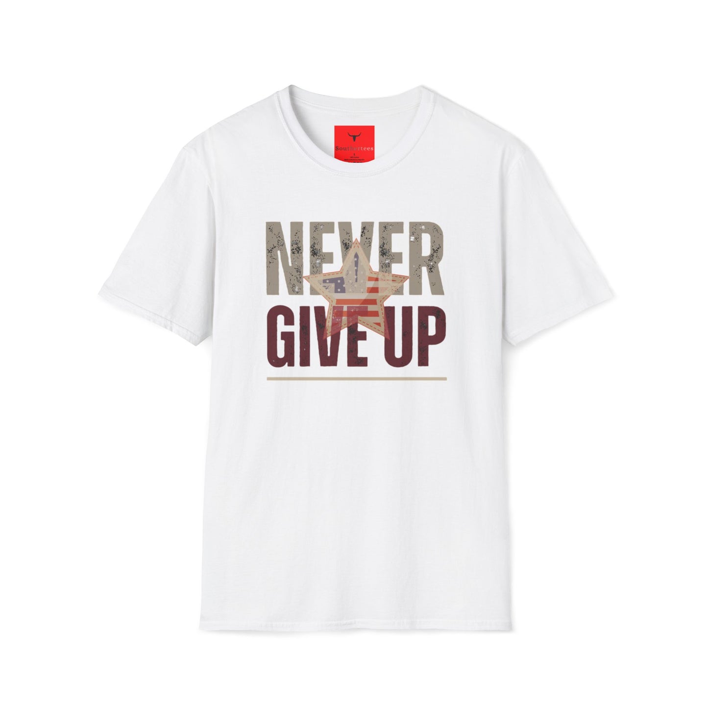 Never Give Up Patriot Shirt