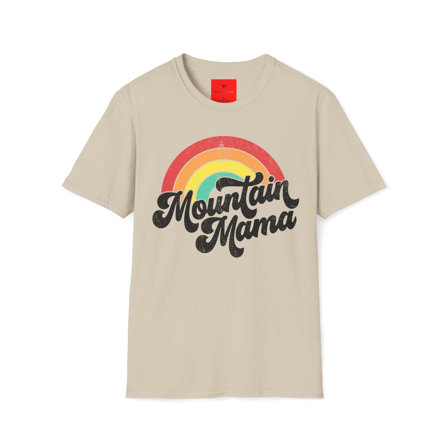 Vintage Mountain Mama Unisex T-Shirt - Ethically Grown in the USA