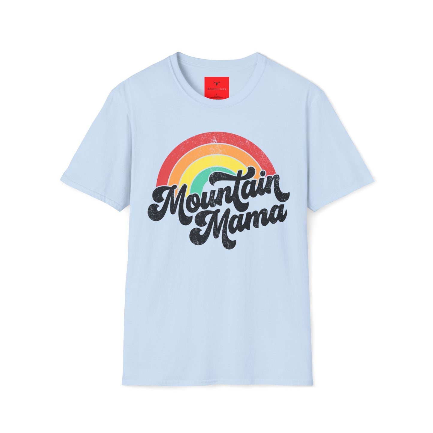 Vintage Mountain Mama Unisex T-Shirt - Ethically Grown in the USA