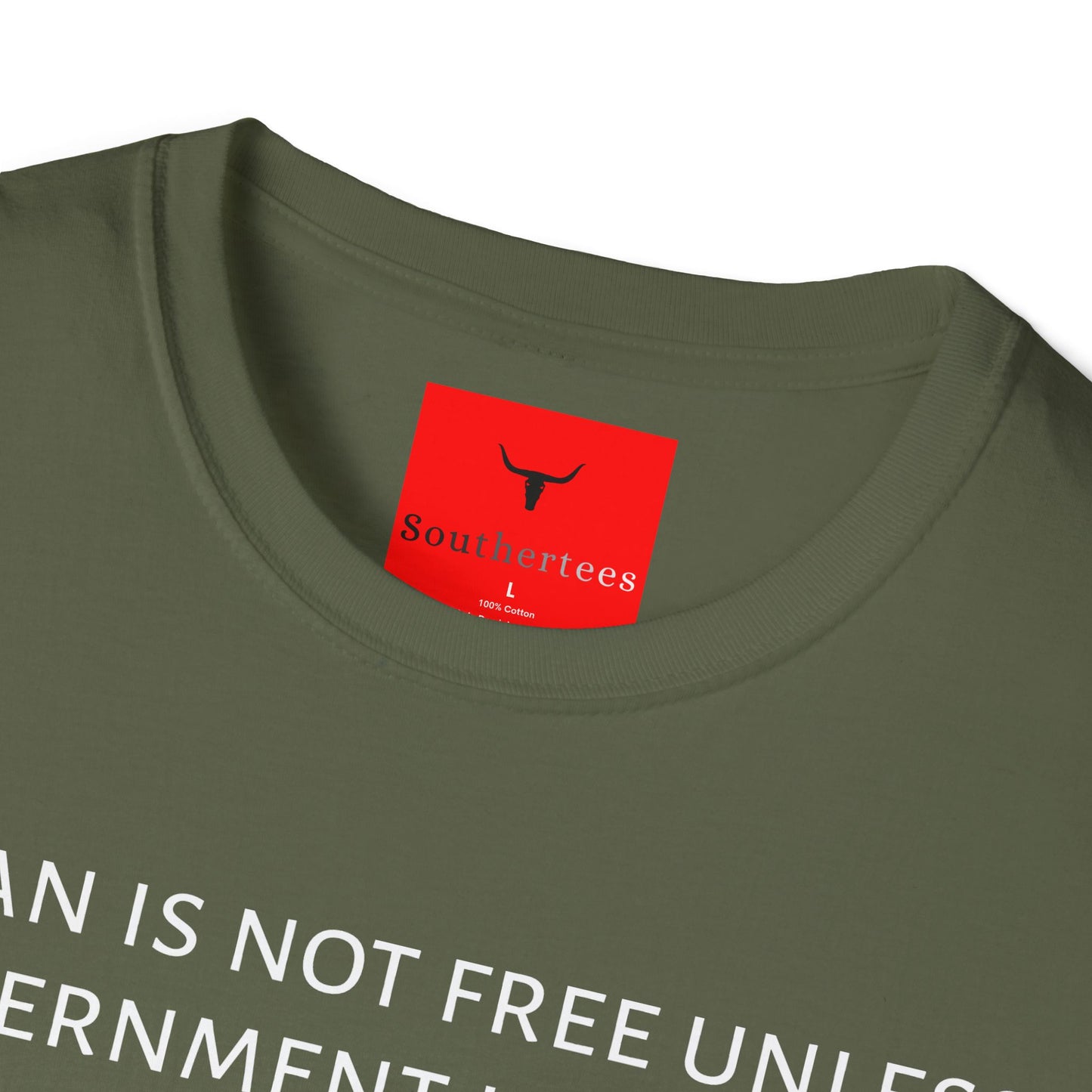 Man is not Free Tee, Reagan Farewell Address shirt