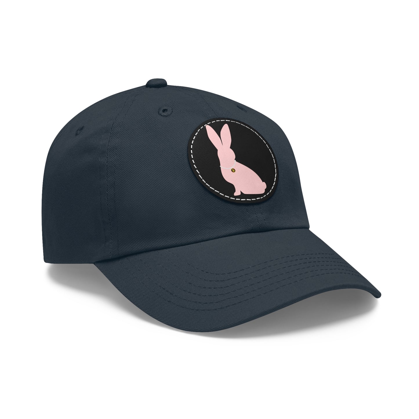 White Rabbit Lineage Leather Patch (Round) Dad Hat - SoutherTees