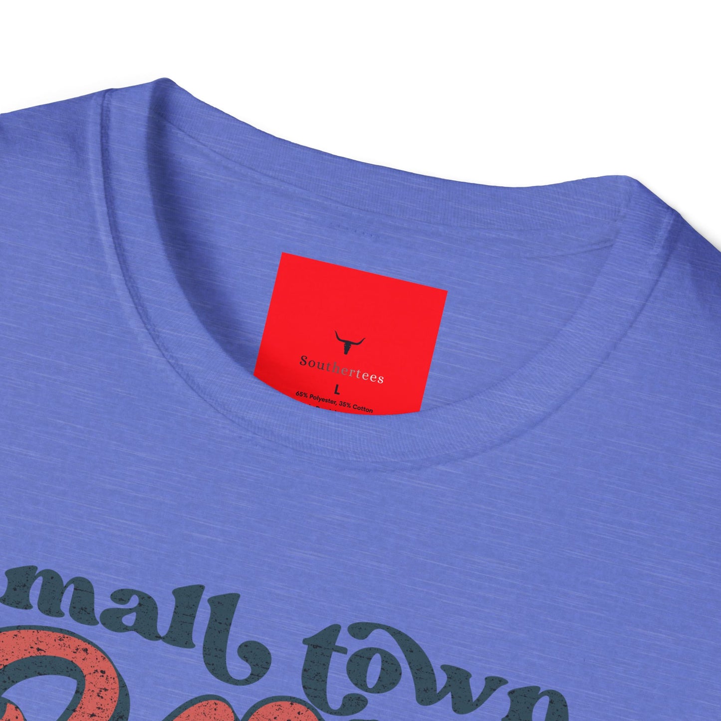 Small town tee, Unisex Softstyle T-Shirt