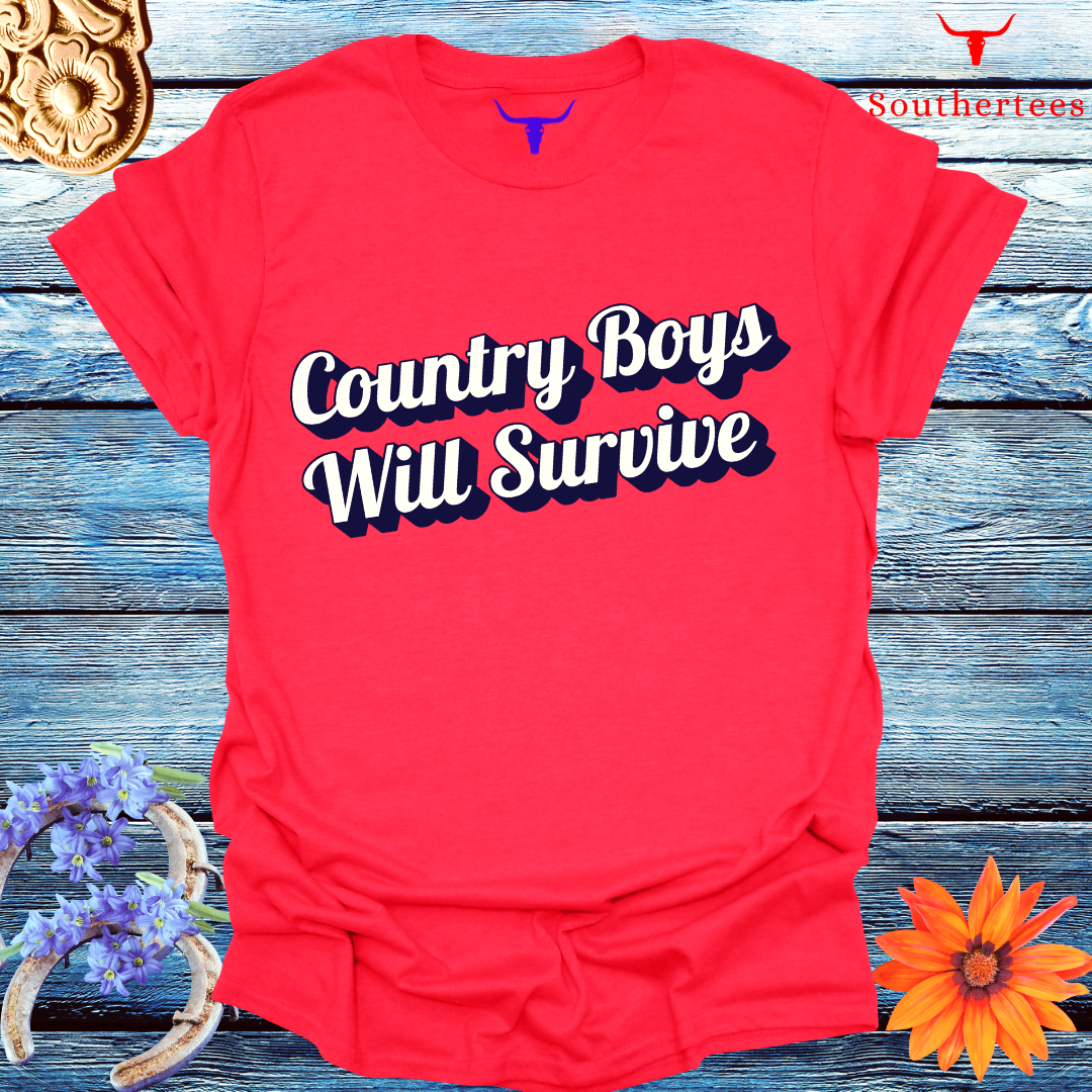 The Country Boys Will Survive Tee - SoutherTees