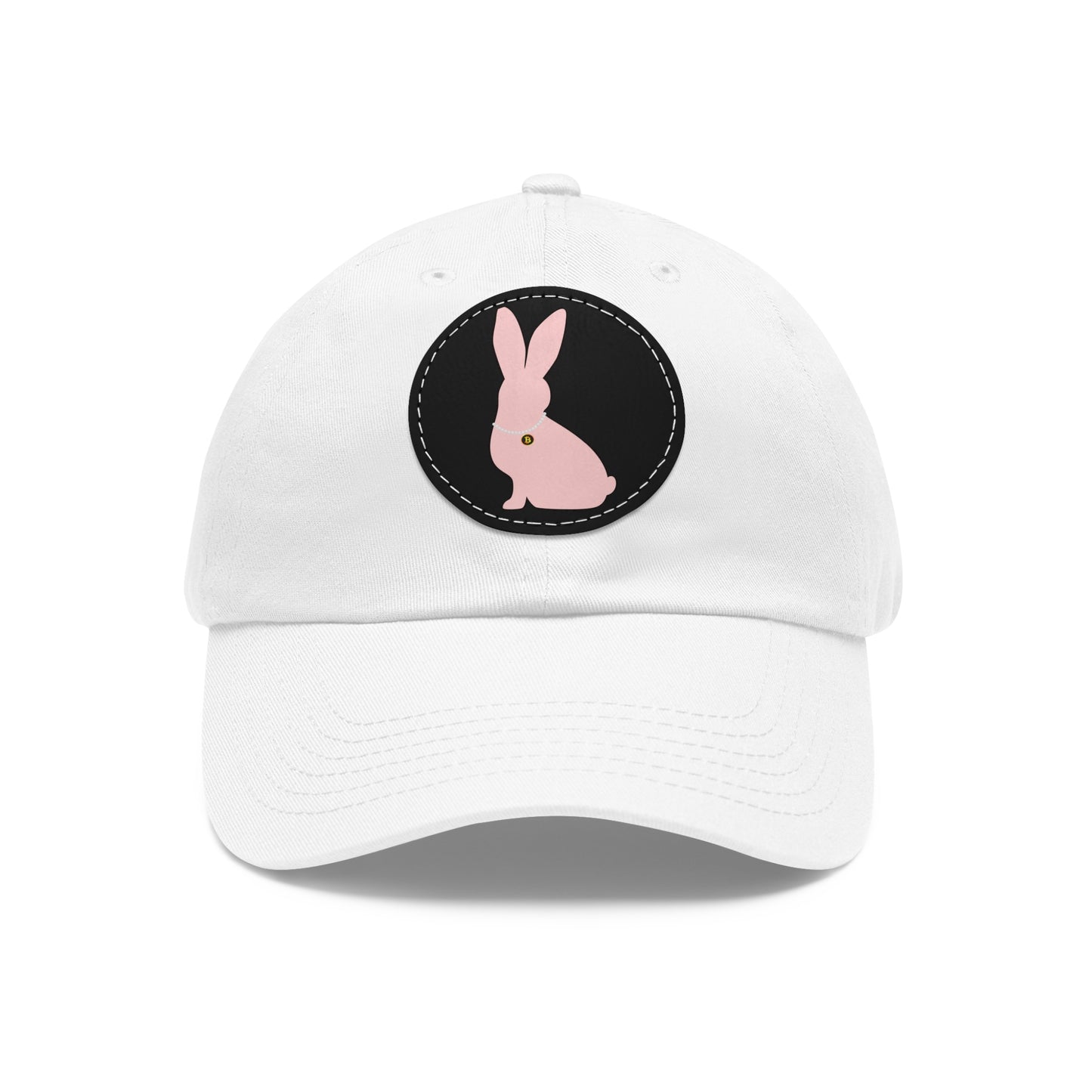 White Rabbit Lineage Leather Patch (Round) Dad Hat - SoutherTees