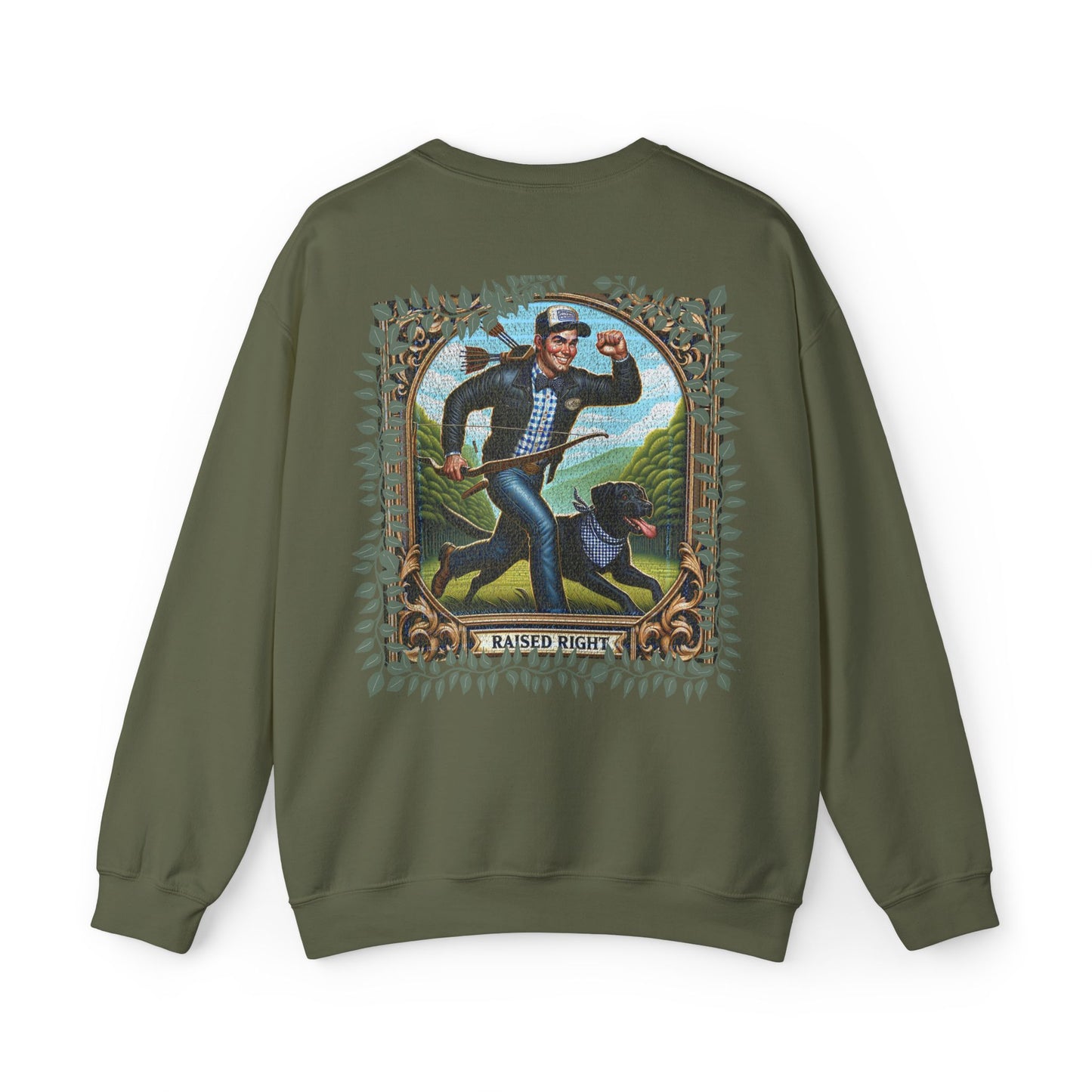 1. Ethical Bow Hunt, Ironic Southern Sweatshirt, Raised Right