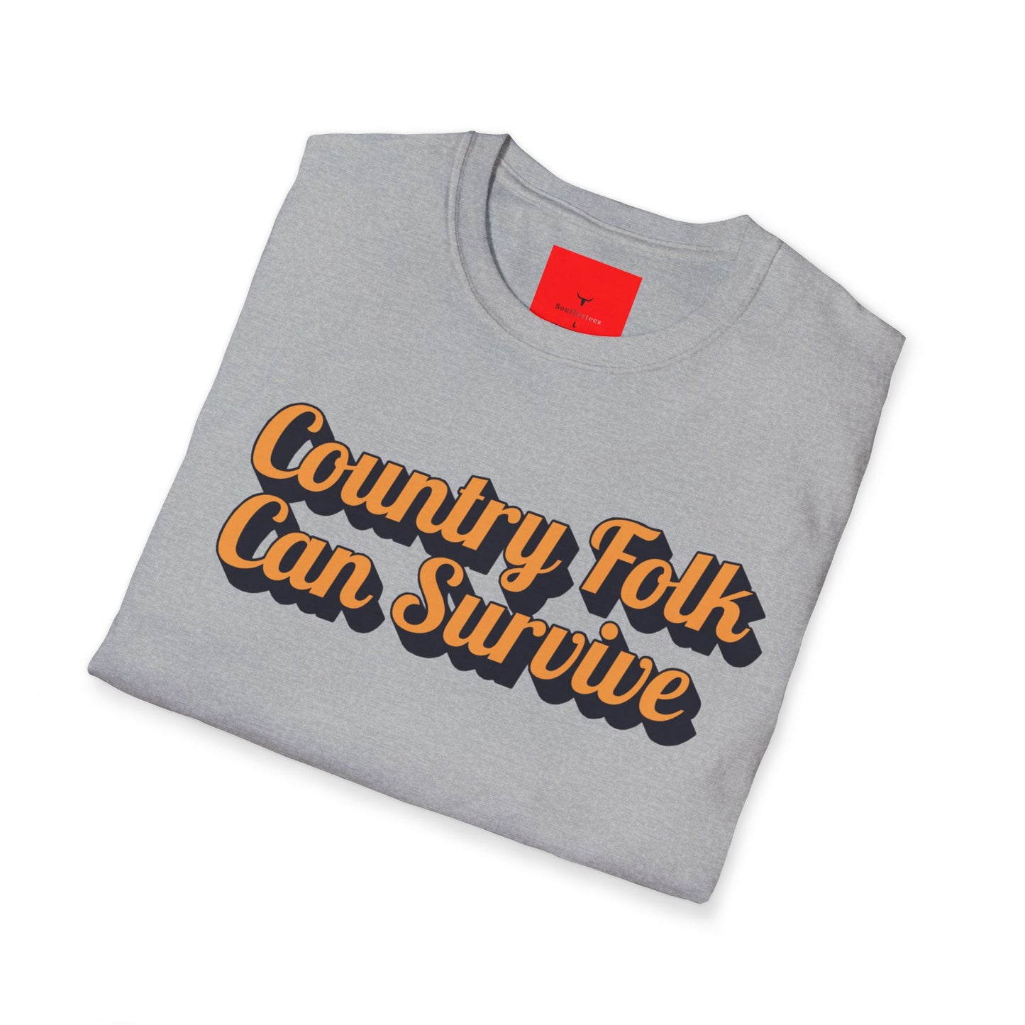 Country Folk Can Survive Tee, Unisex Softstyle T-Shirt