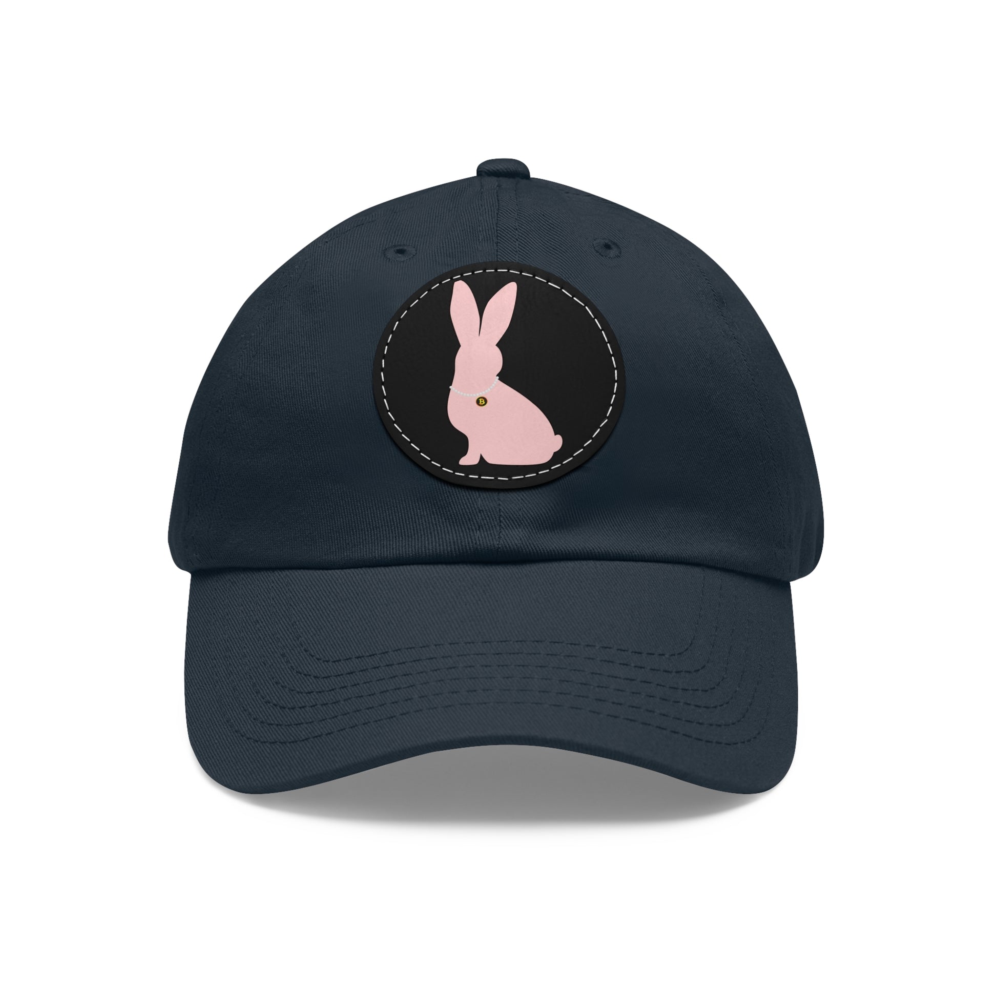 White Rabbit Lineage Leather Patch (Round) Dad Hat - SoutherTees