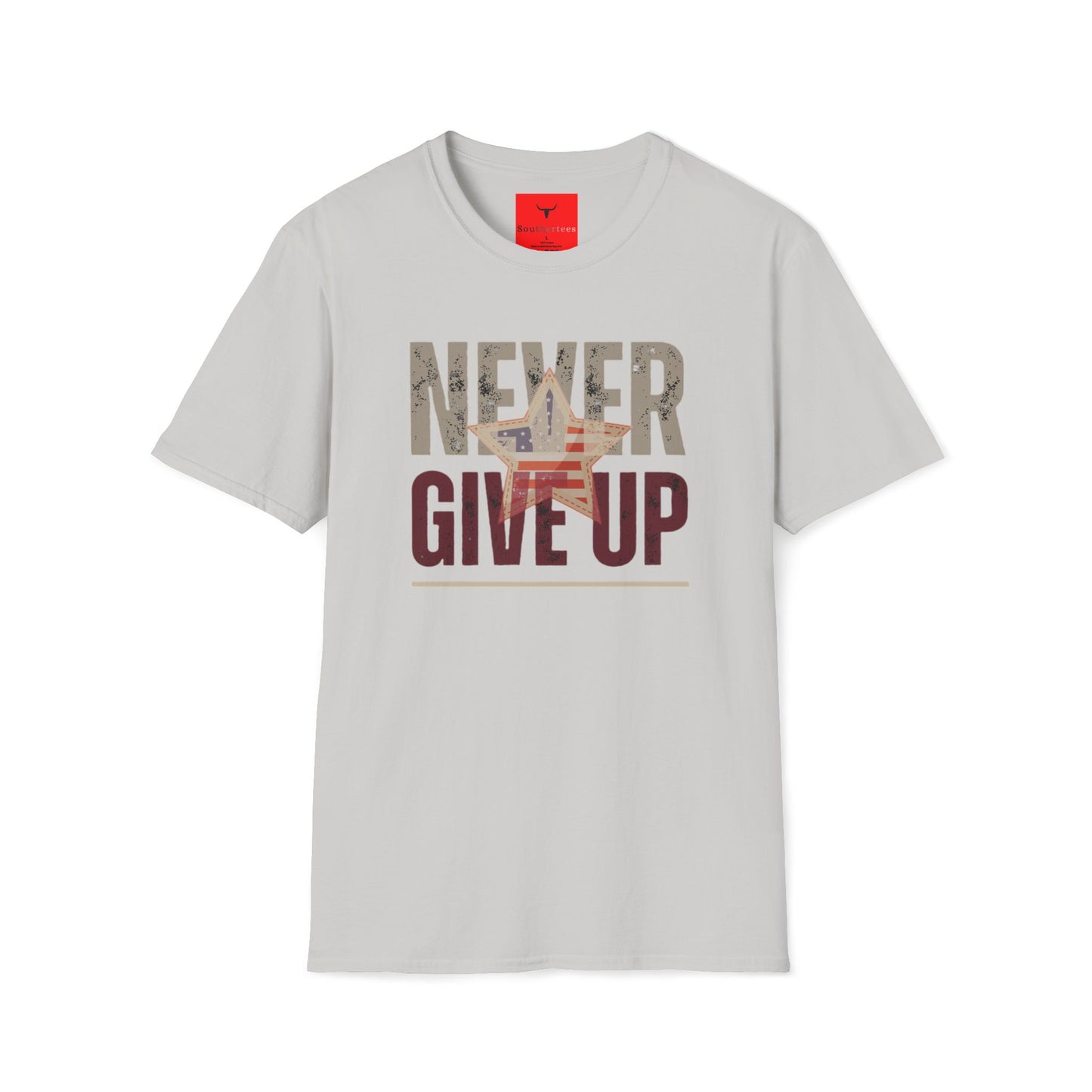 Never Give Up Patriot Shirt