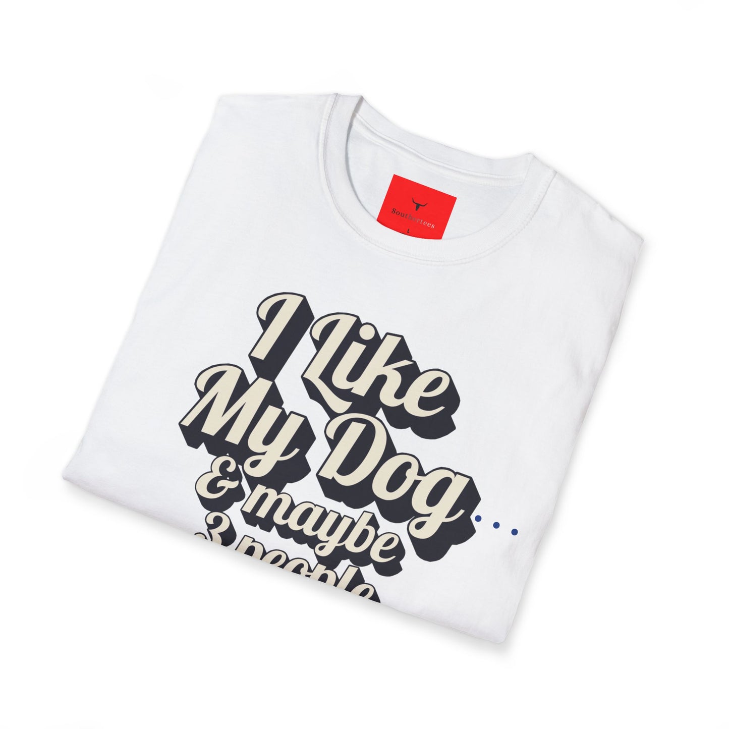 Dog Lover Unisex T-Shirt - I Like My Dog Tee Made with Ethically Grown Cotton